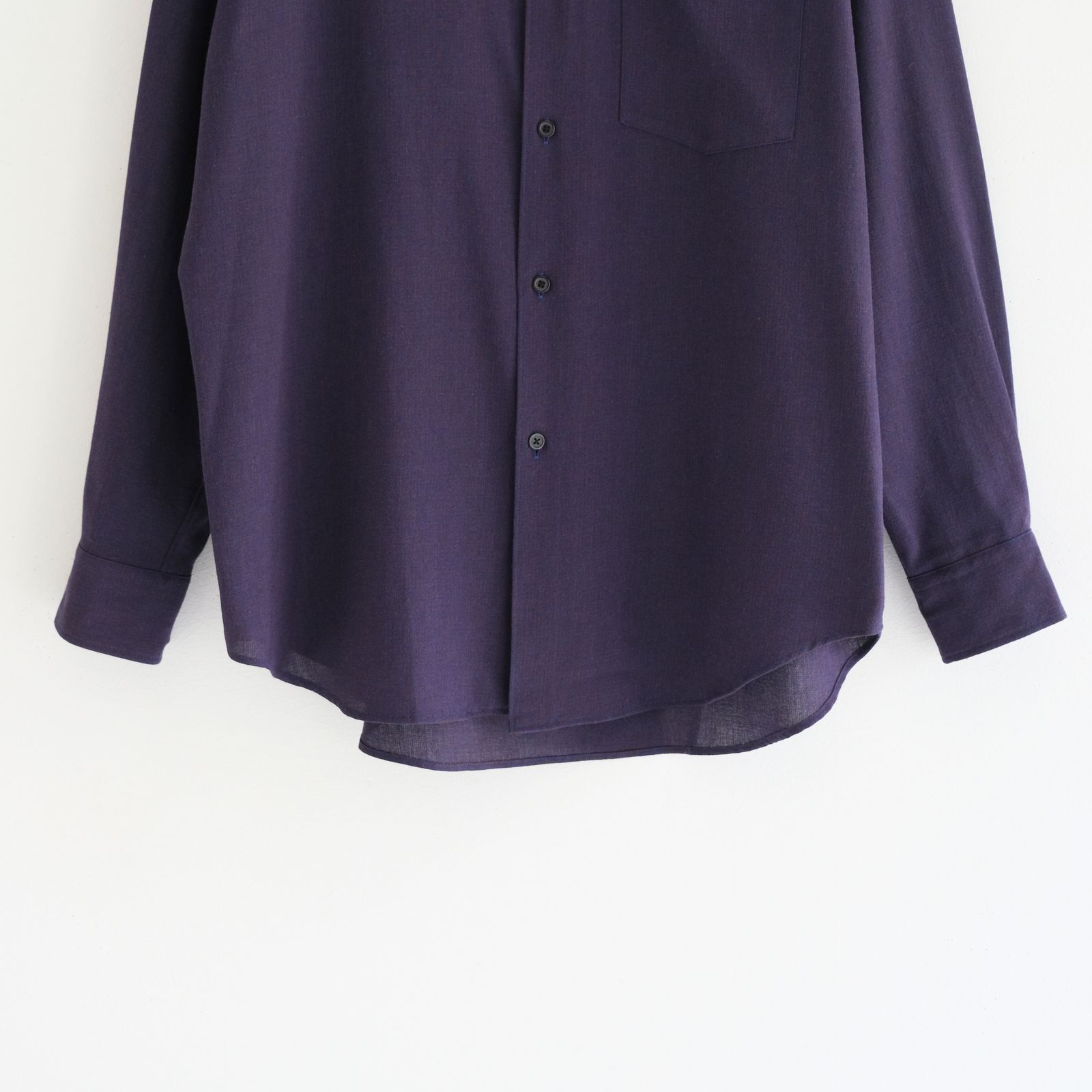 RAYON LINEN CHECK SHIRT / シャツ / チェック / BLUE・BROWN