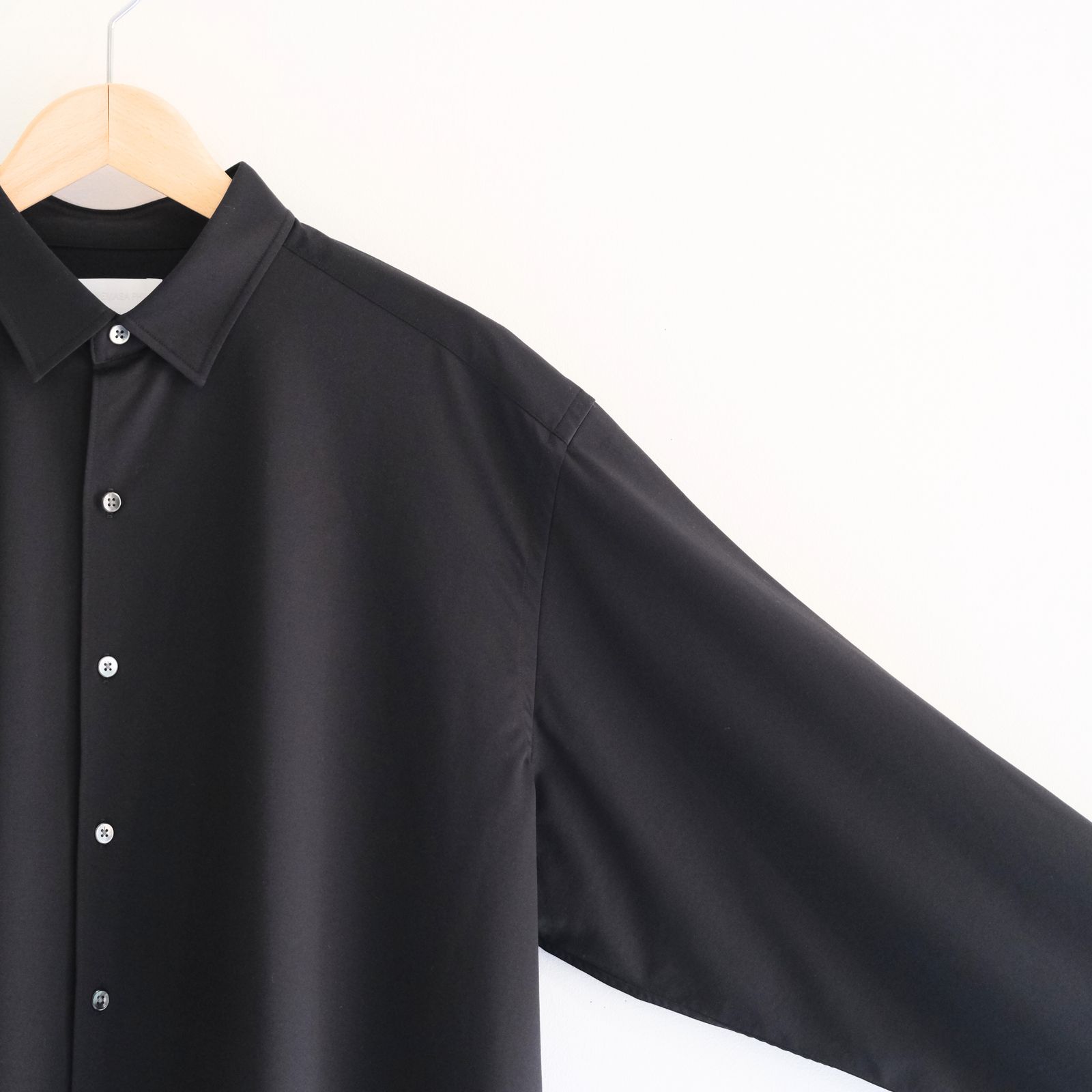 46G Atmosphere L/S Shirt / シャツ / BLACK（Night Black）