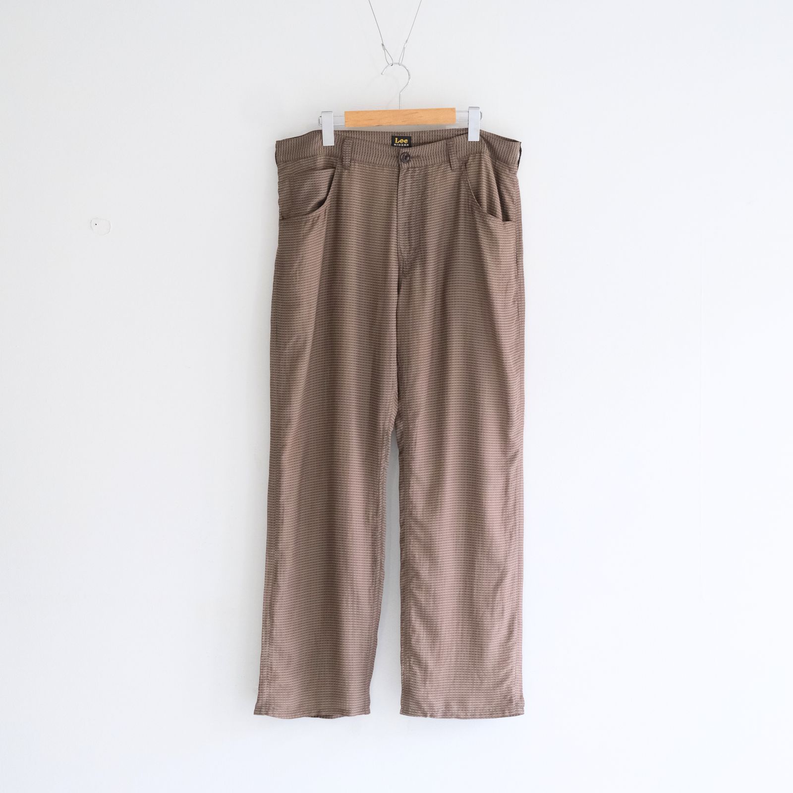 Lee / SEVEN BY SEVEN  / SHEER COWBOY PANTS ‐Gingham Check Indian fabric‐ /