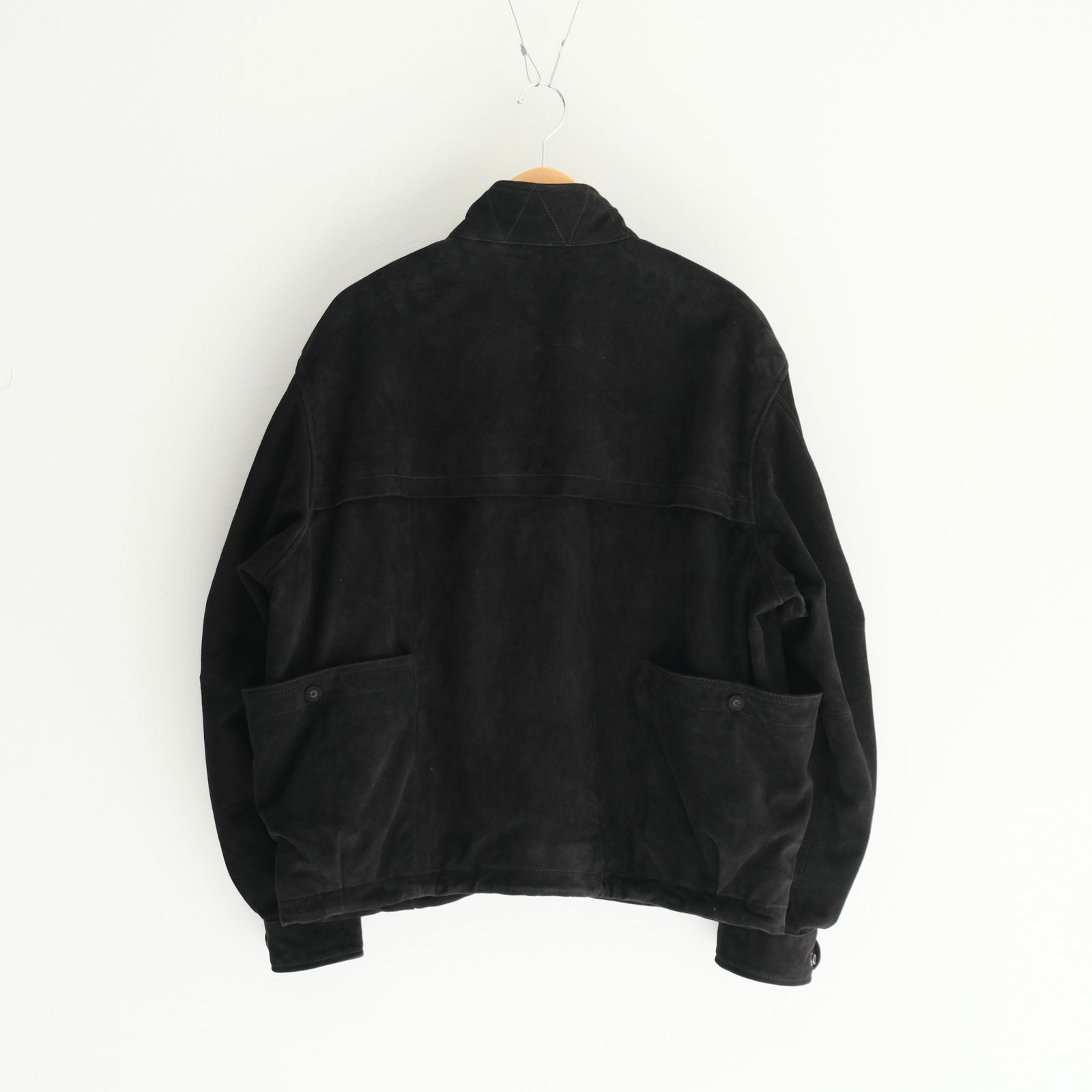 HIKER JACKET / ジャケット / レザージャケット / ハイカージャケット /  SHEEP SUEDE / 羊革 /  BLACK