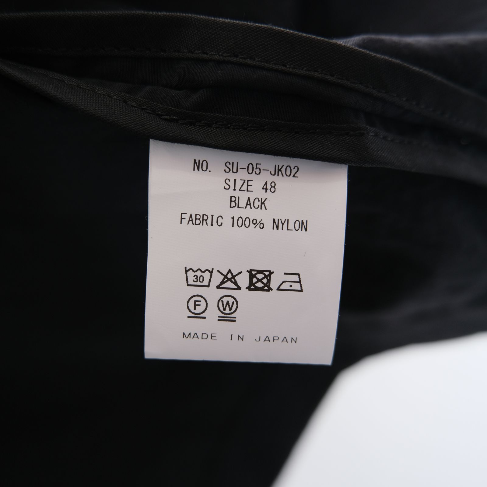 Stitch Shirts Blouson / ブルゾン / ナイロン / BLACK