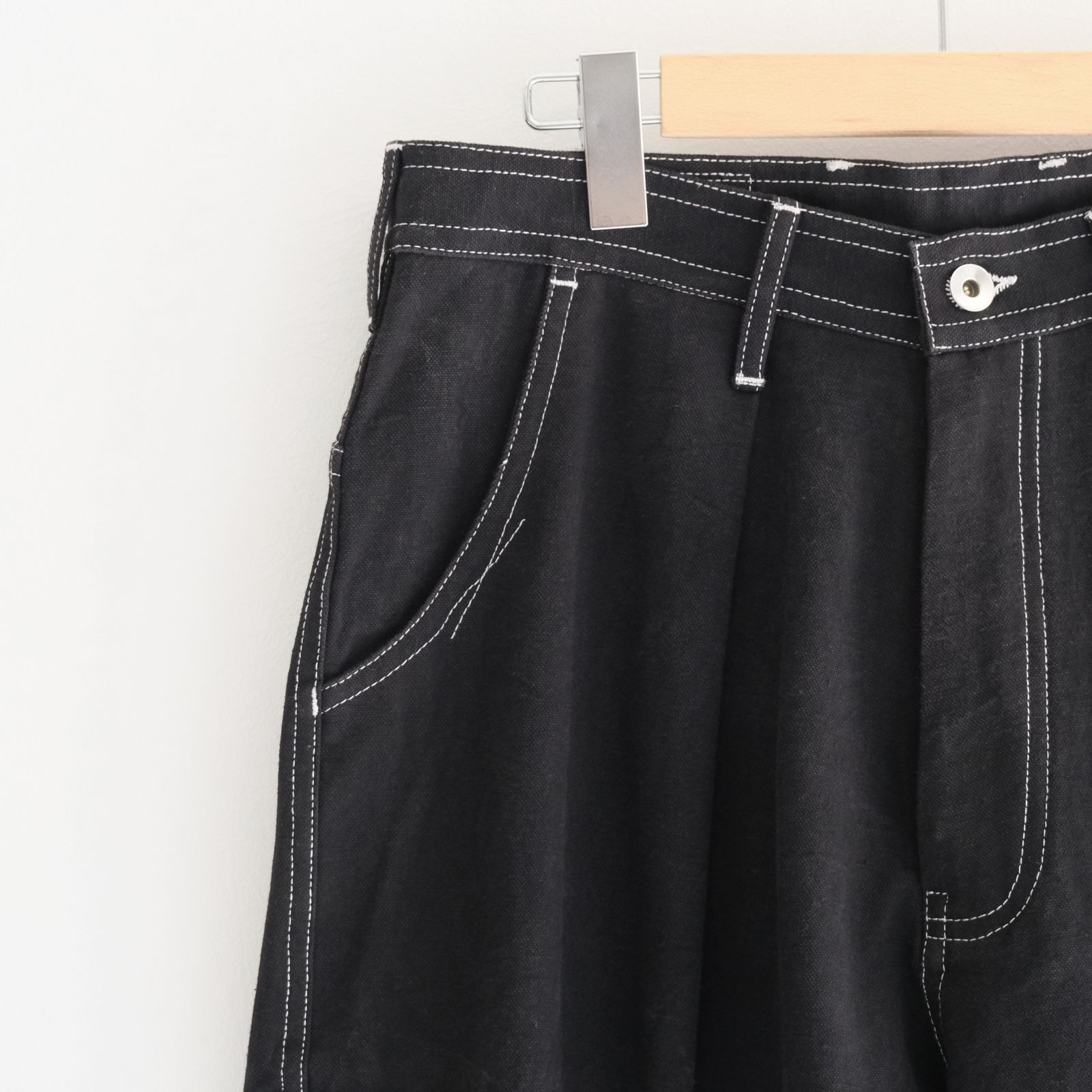 LUSH PANTS / パンツ / キャンバス地 / オーガニックコットン / BLACK