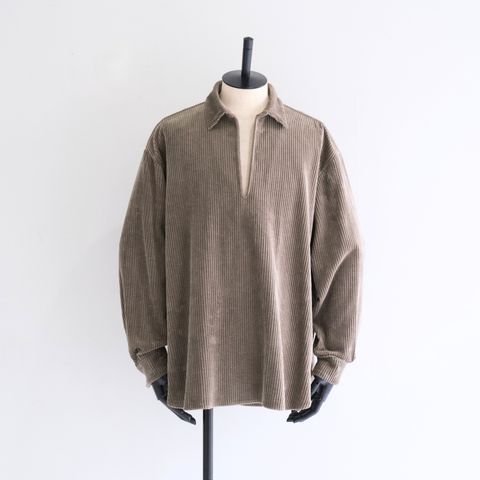 【残り1点】Corduroy Skipper Shirts（Beige）