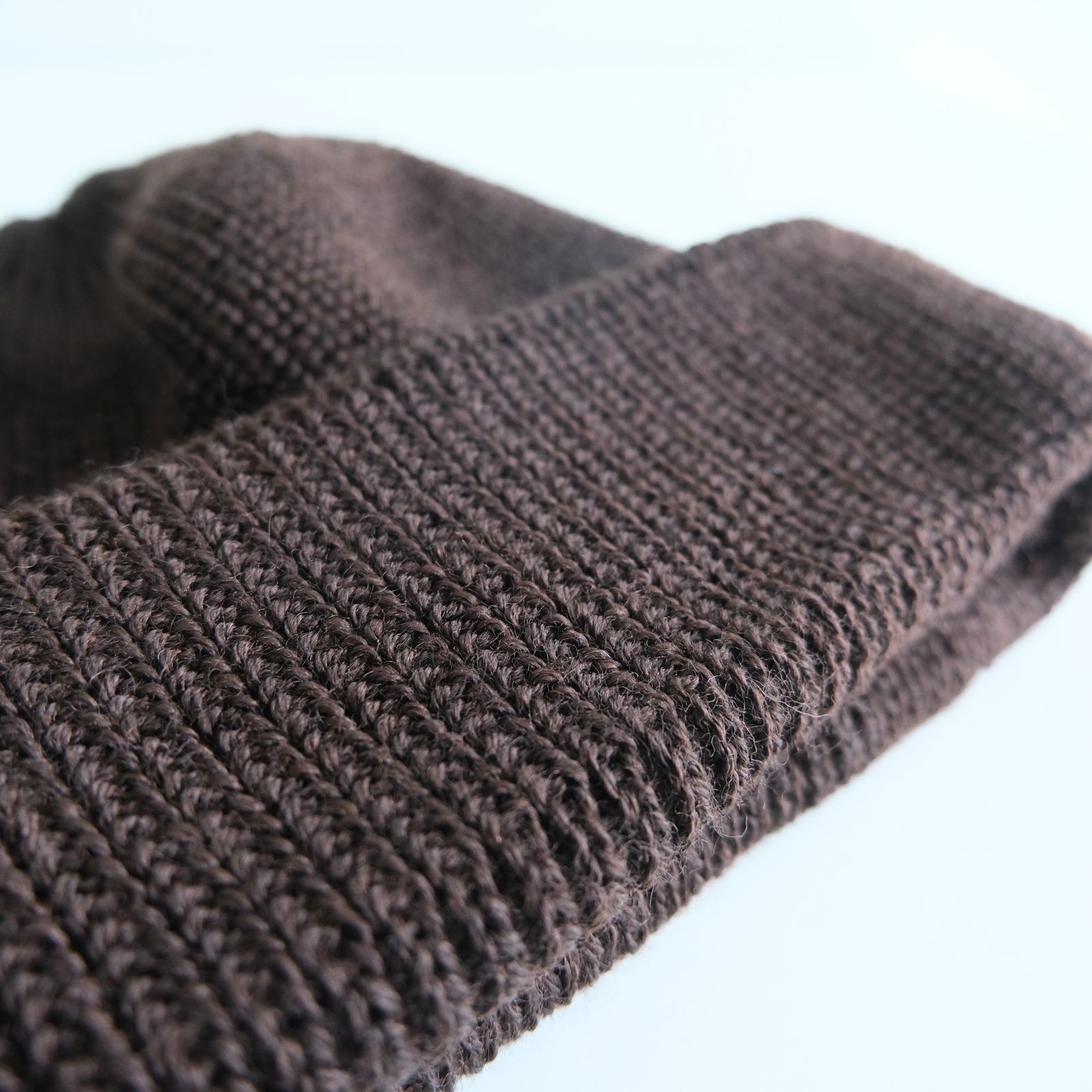 JUIST / ニットキャップ / PURE WOOL / DUNKELBRAUN / ブラウン
