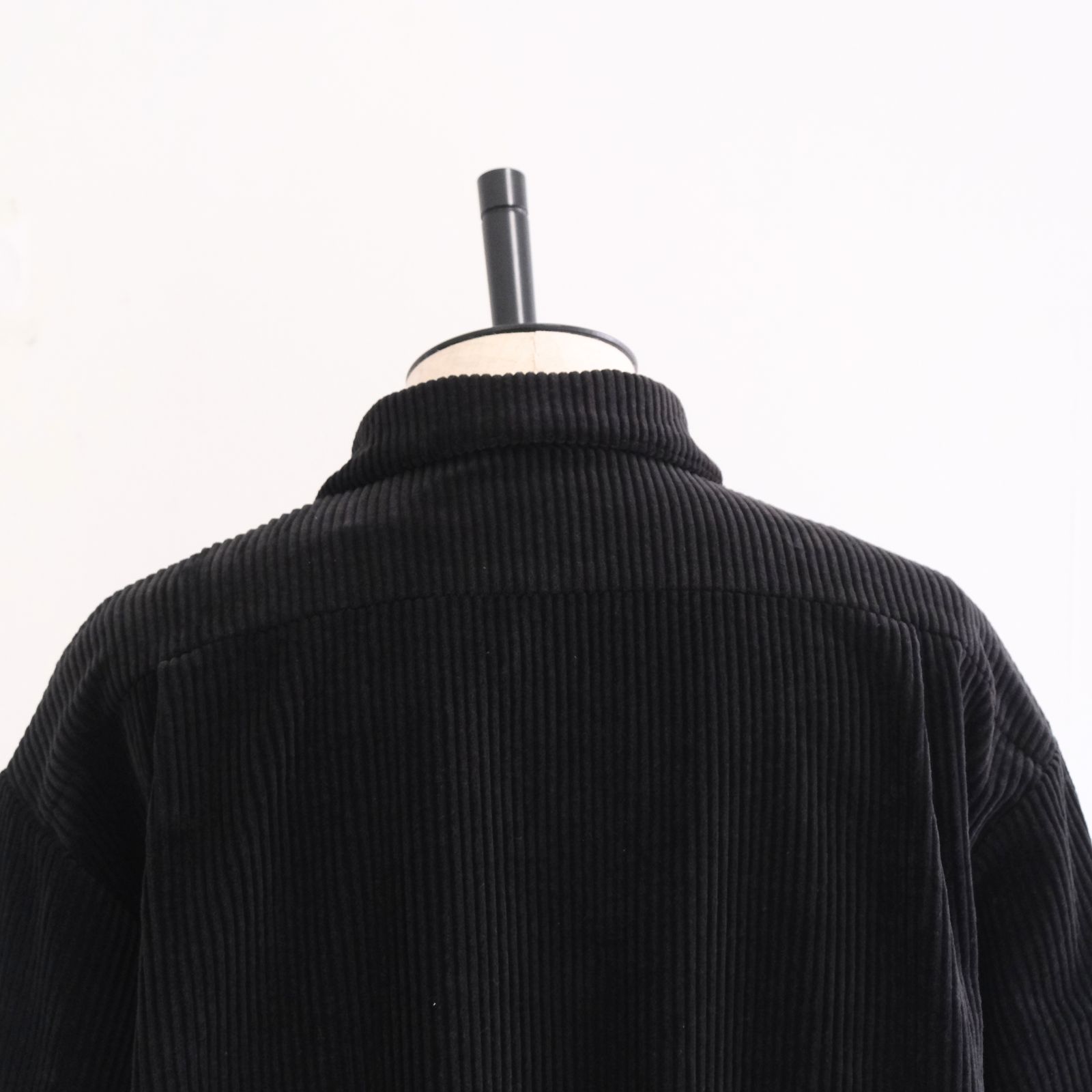【残り1点】Corduroy Skipper Shirts（Black）