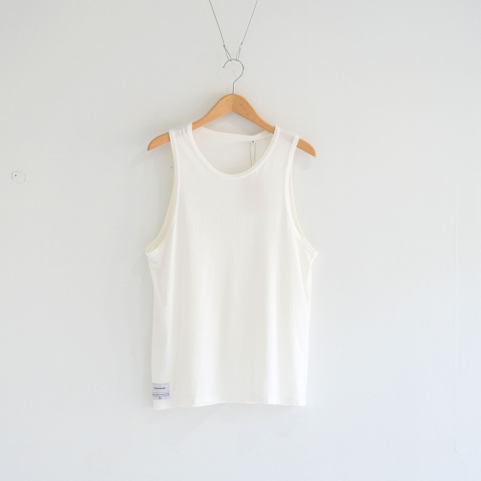 Tank Top / タンクトップ / 天然ピマコットン / WHITE
