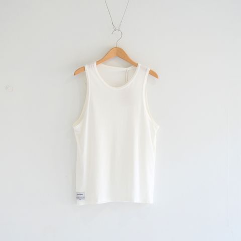 Tank Top / タンクトップ / 天然ピマコットン / WHITE