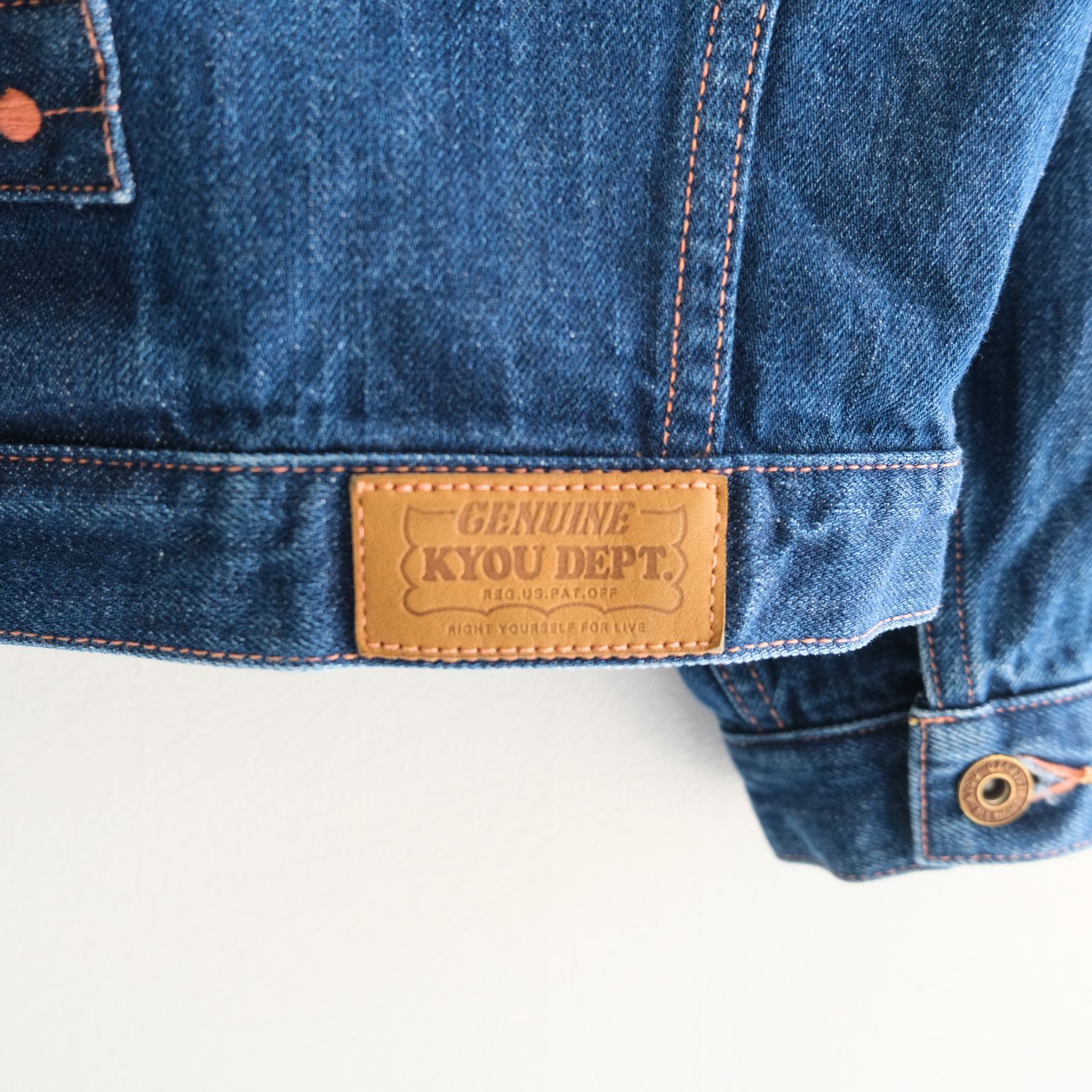 "ROEBUCK" Type-50s Hand Painted Jacket feat. MIO YAMAMOTO / 「ROEBUCK」タイプ50s ハンドペイントジャケット feat. ミオ ヤマモト（BLUE）