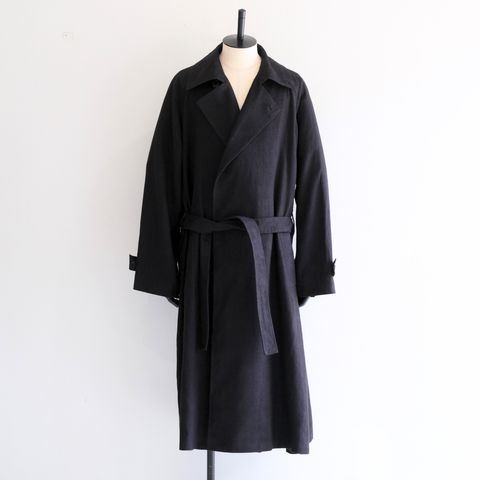 【残り1点】Hemp Oversize Coat（Black）