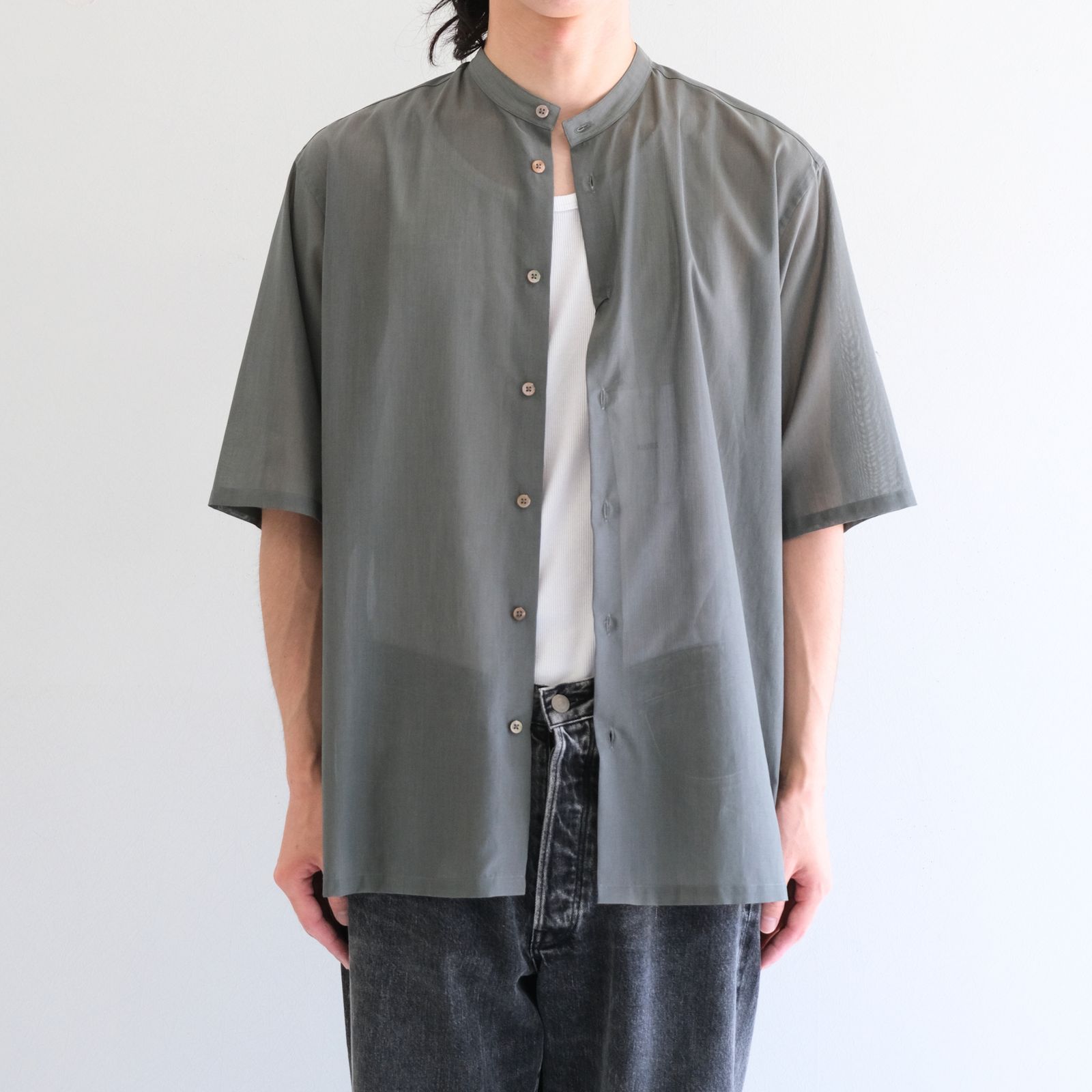 Gas boil cotton - Reiziger / （Greyish dark green）