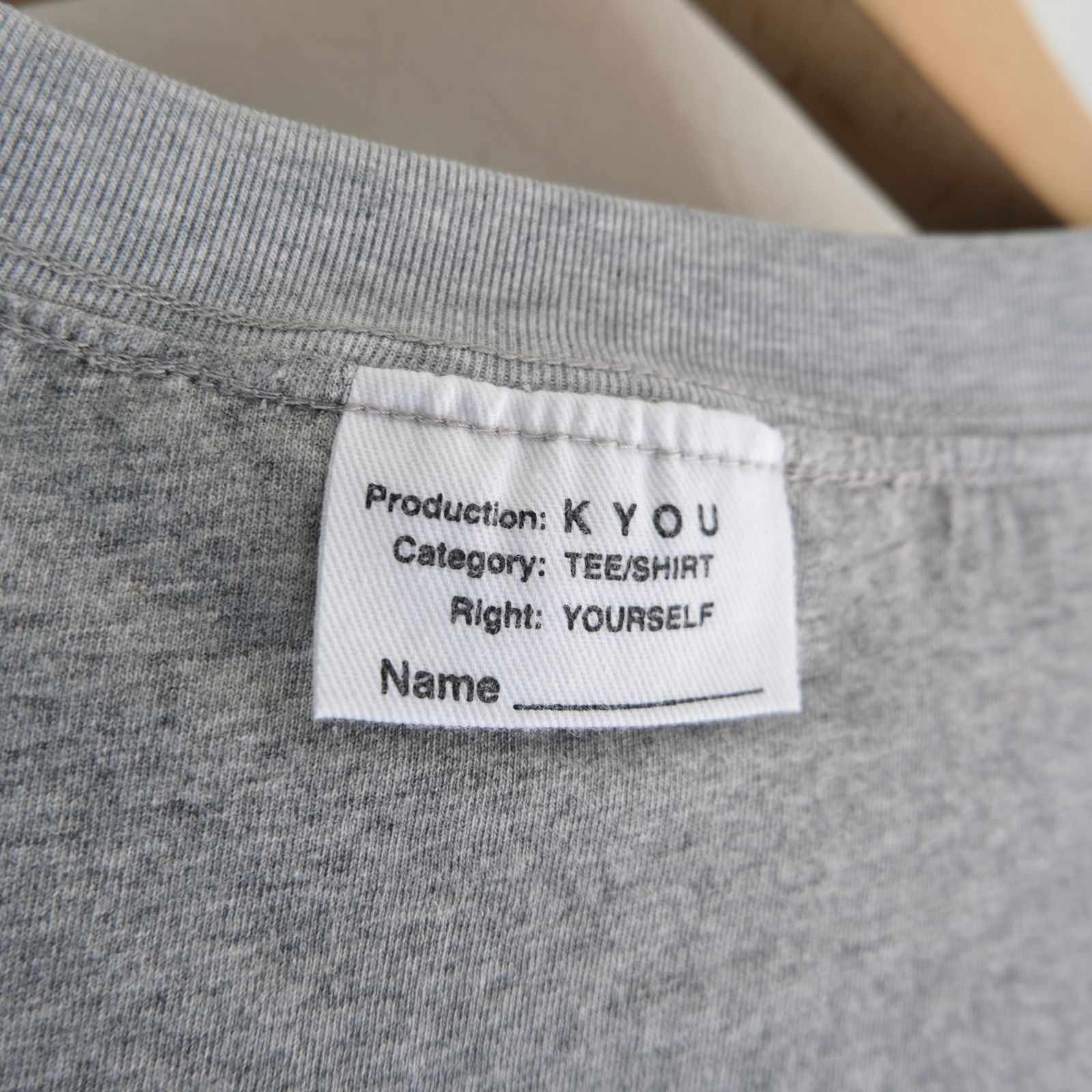 "TEE-NS".11 Counting sheep Tee / "TEE-NS".11 カウンティング シープ Tシャツ（HEATHER GRAY）