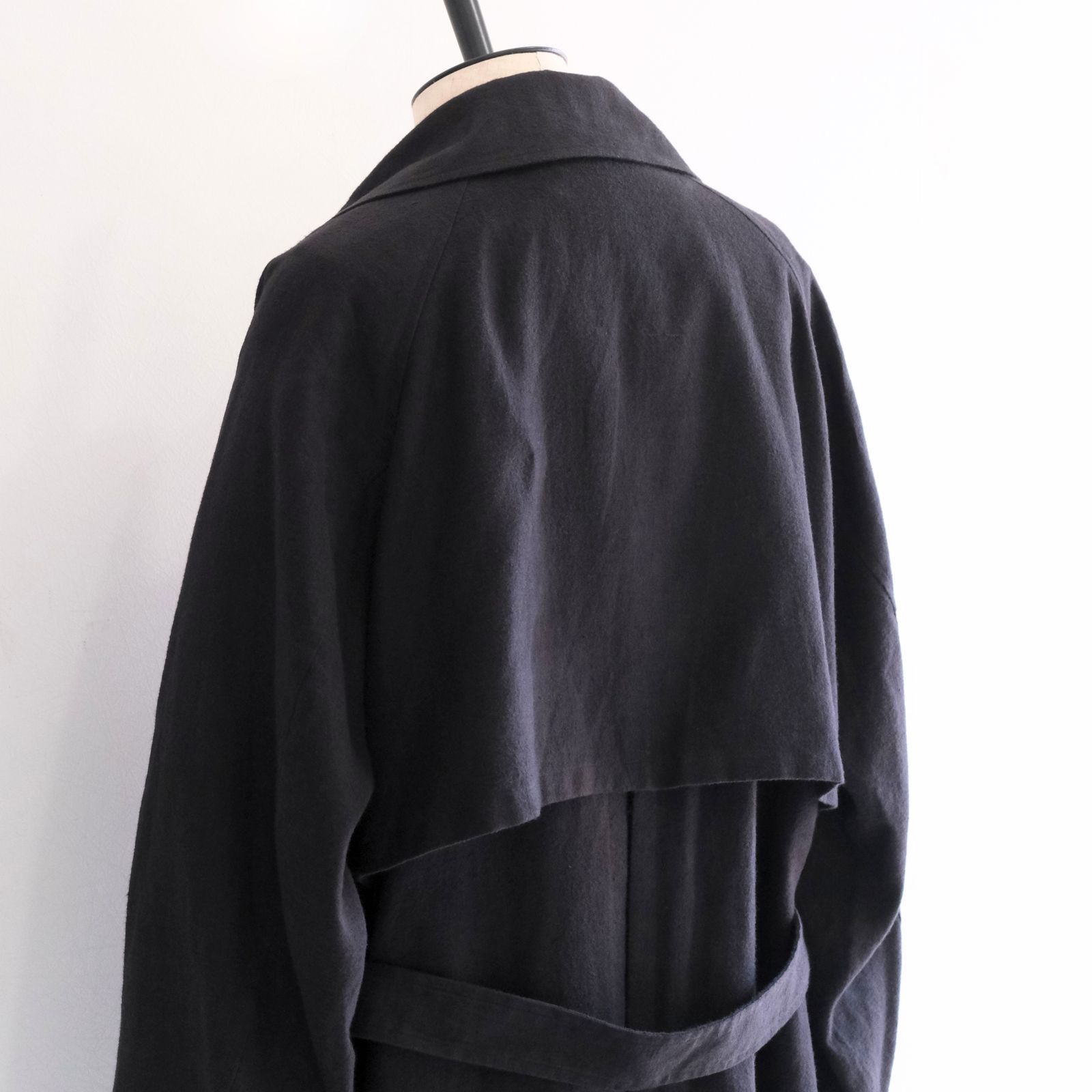 【残り1点】Hemp Oversize Coat（Black）