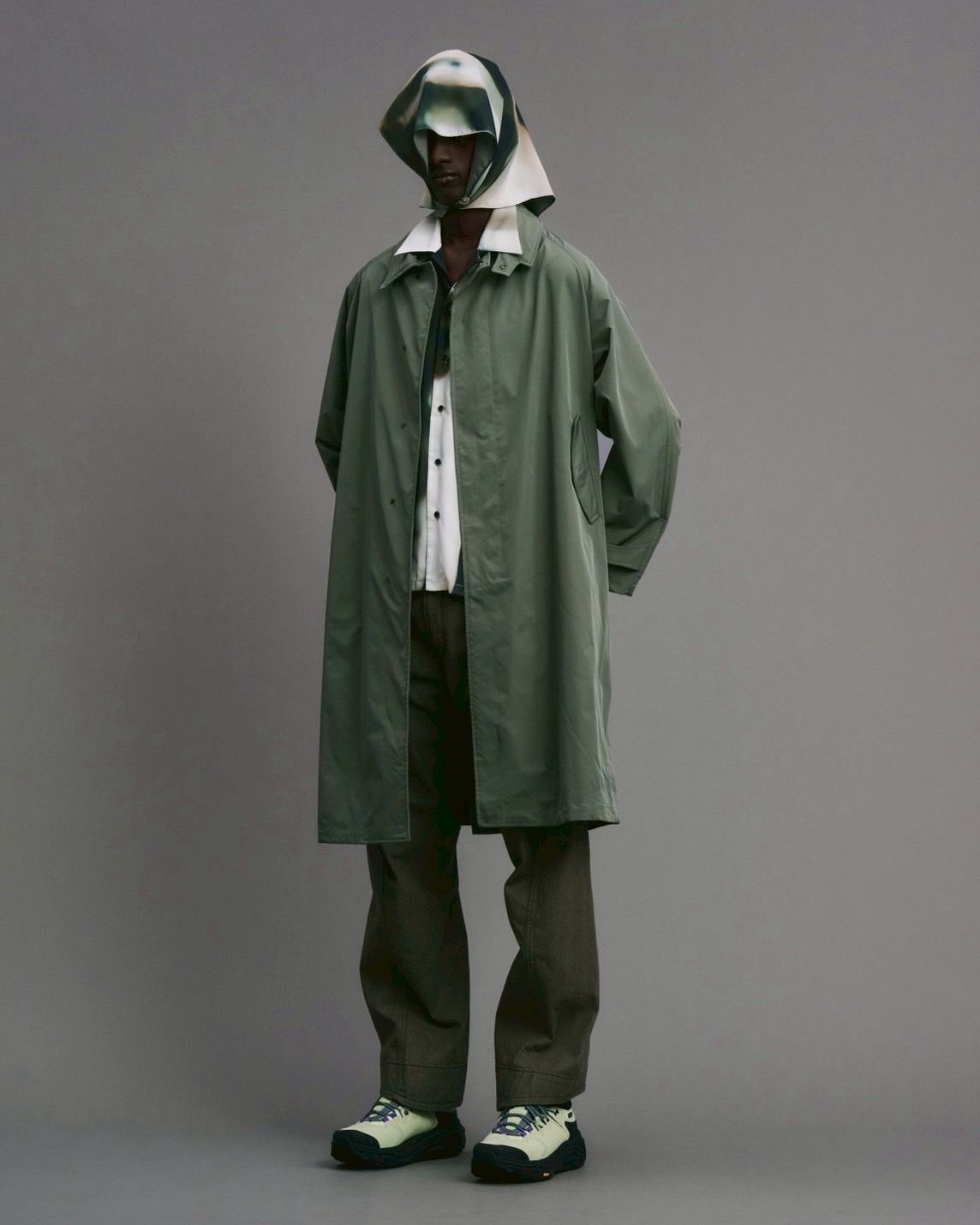 【 HOKA 】KAHA 3 LOW GTX TP "GORE-TEX"  / スニーカー / GORE-TEX / HONEYDEW / BLACK