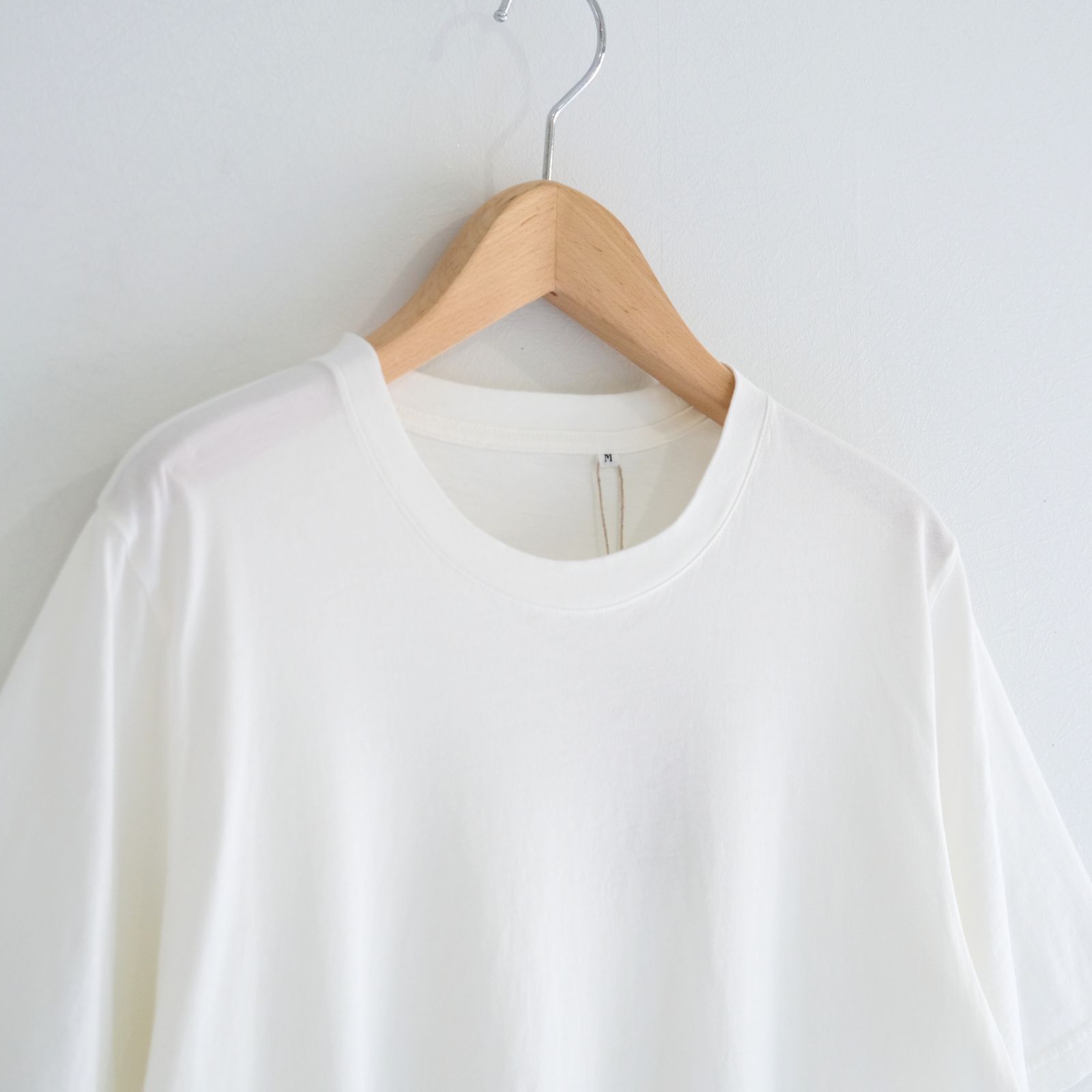T-shirt / Tシャツ / 天然ピマコットン / WHITE
