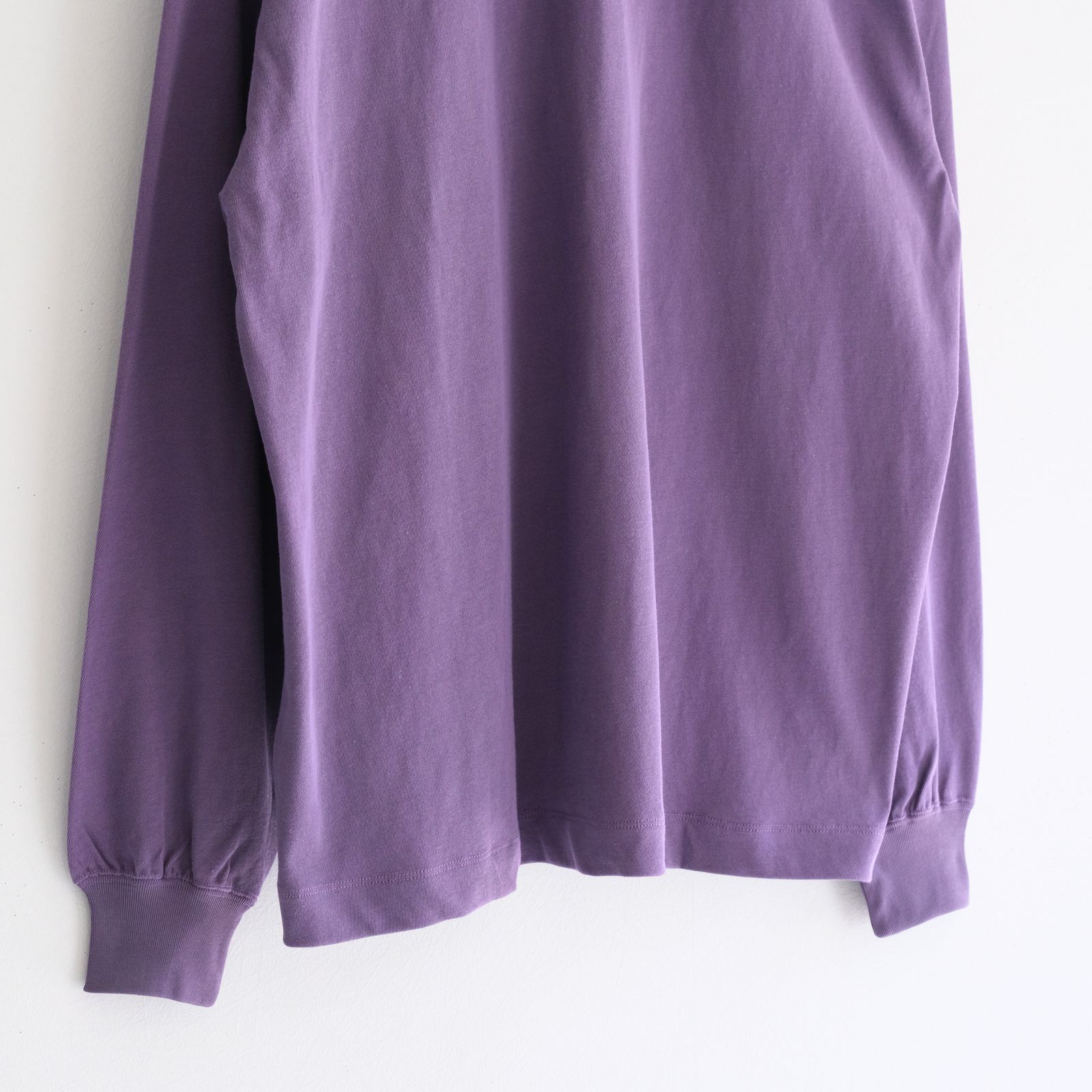 FADED TWIST TENJIKU HENLEY-NECK TOP / ヘンリーネック / ロンT / PURPLE