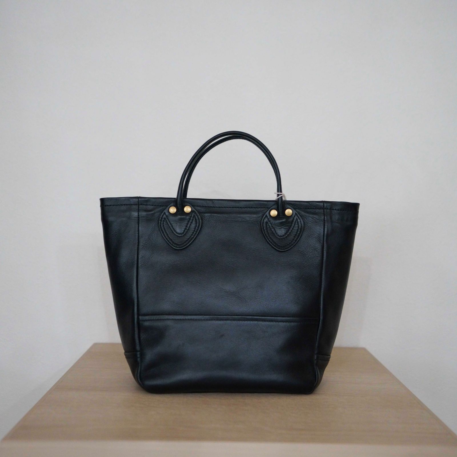 TOTE BAG S SIZE / バッグ / レザーバッグ / トートバッグ / COW SKIN / 牛革 /  BLACK