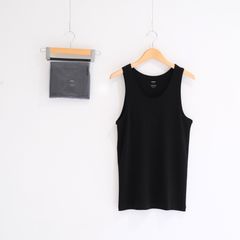 TUBULAR TANK TOP / チューブラー タンクトップ（BLACK）