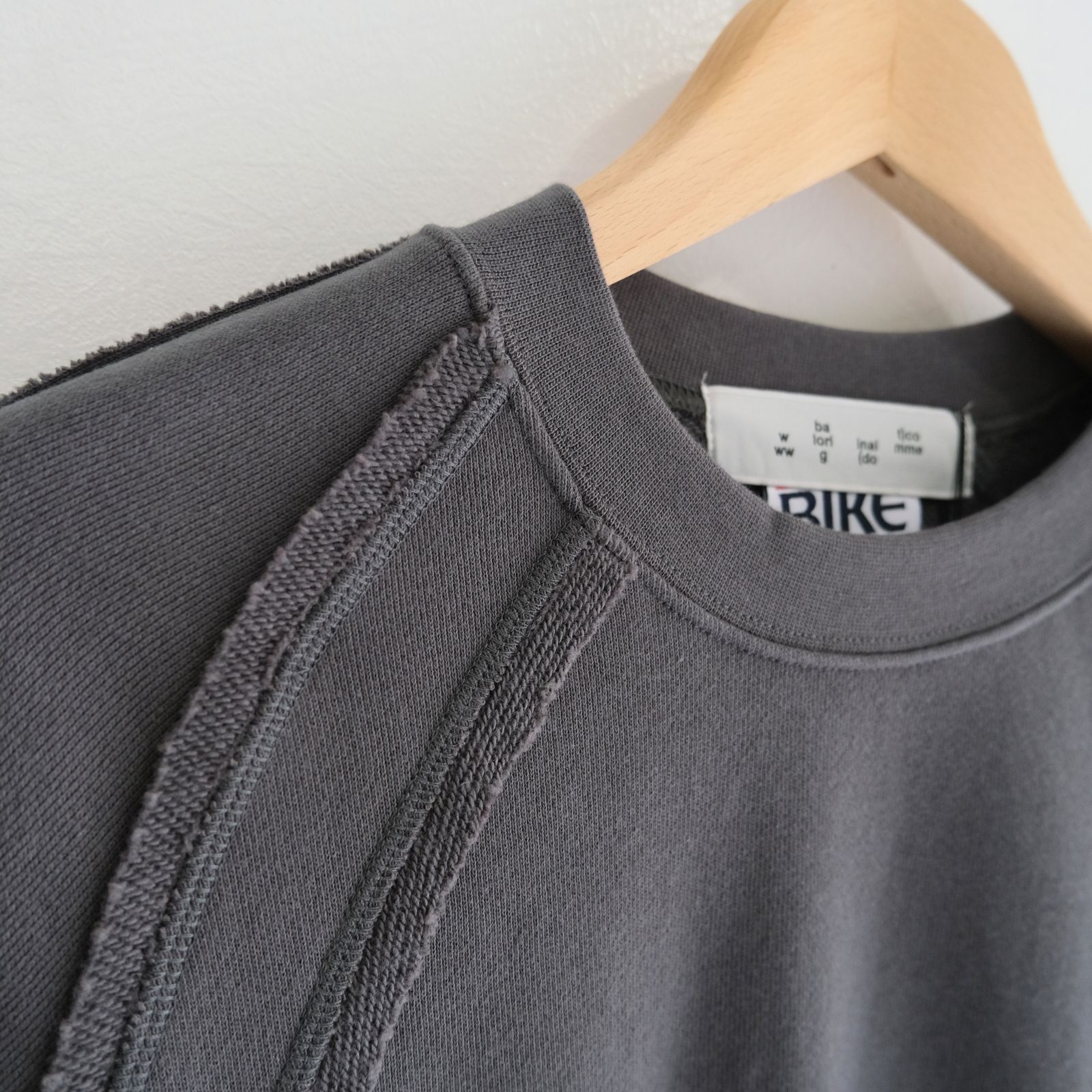 BAL / BIKE ATHLETIC HEAVY COTTON CREW / スウェット / DARK GRAY