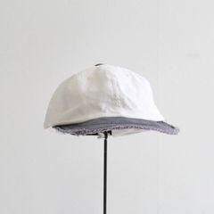 WASHED-OUT GENERAL CAP（OFF WHITE×FADE BLACK）