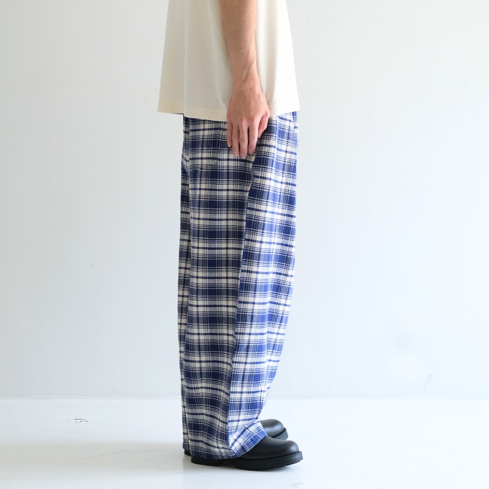 LUSH PANTS / ラッシュパンツ（PICNIC CHECK HANDLOOM）