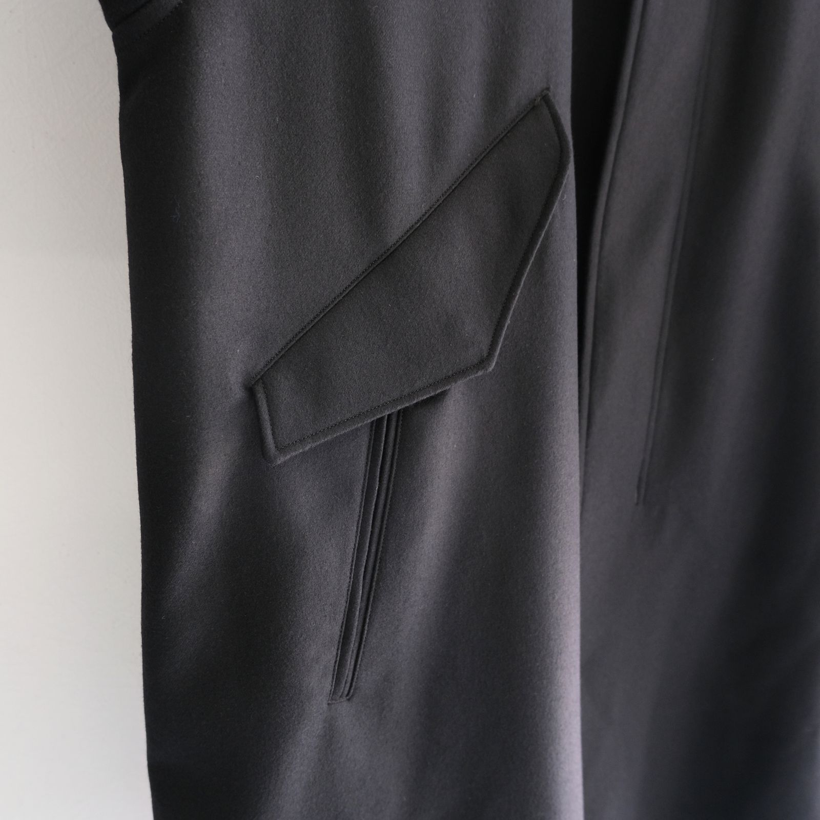 SUPER FINE LIGHT MELTON B/C FIELD COAT / コート /  / BLACK