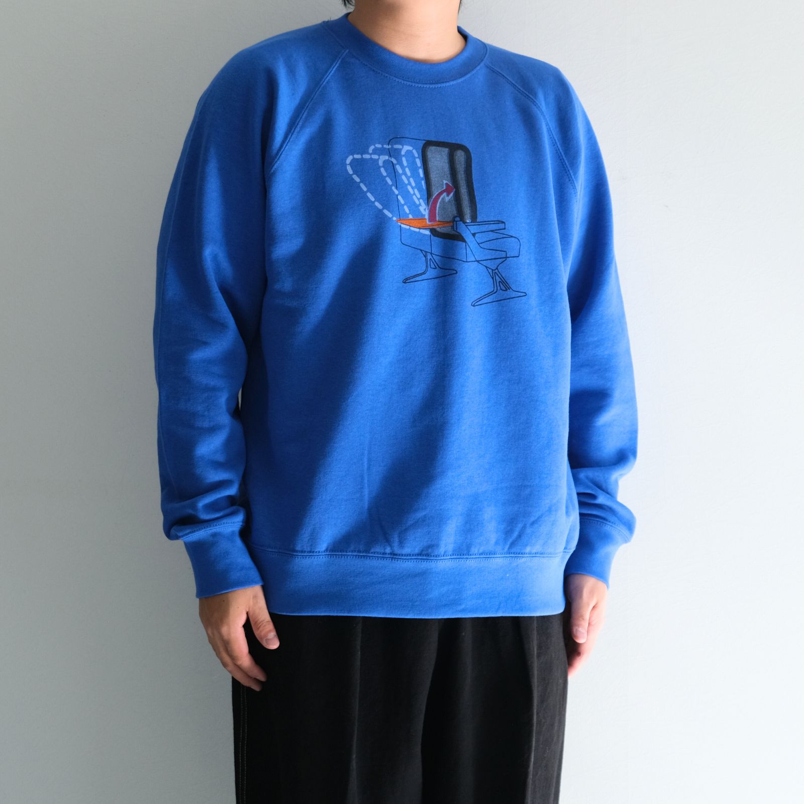Relax Raglan Sweat / スウェット / BLUE