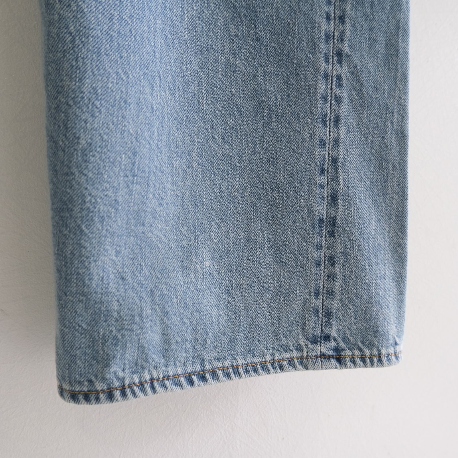 VINTAGE WASHED SELVEDGE DENIM 5P PANTS / パンツ / デニム / 5ポケット / FADED BLUE