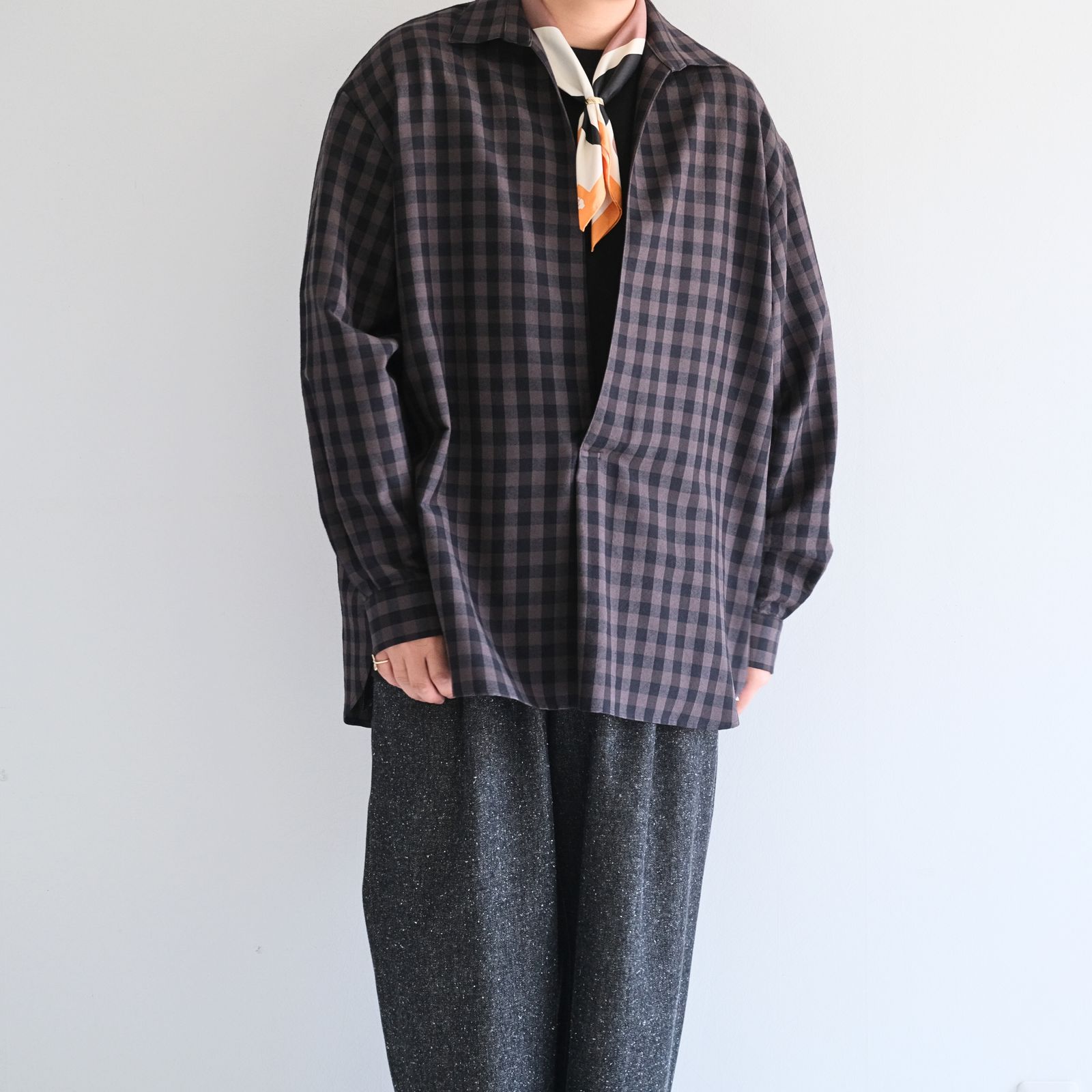 Blanc YM ブラン ワイエム リップストップパデットベスト Blanc YM / Ripstop Padded Vest *Navy | AVET