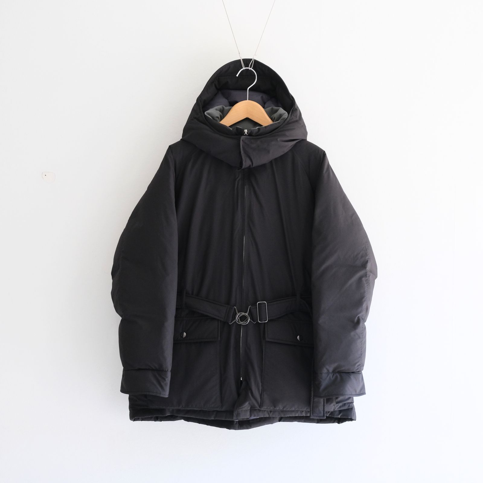 【残り1点】"KATAHDIN"  Water-repellent Down Half Coat（BLACK）