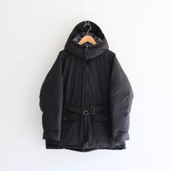 【残り1点】"KATAHDIN"  Water-repellent Down Half Coat（BLACK）