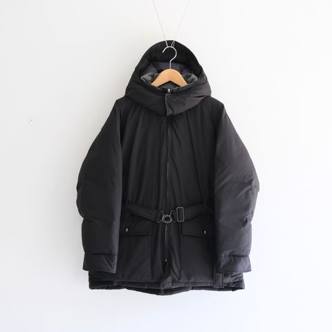 【残り1点】"KATAHDIN"  Water-repellent Down Half Coat（BLACK）