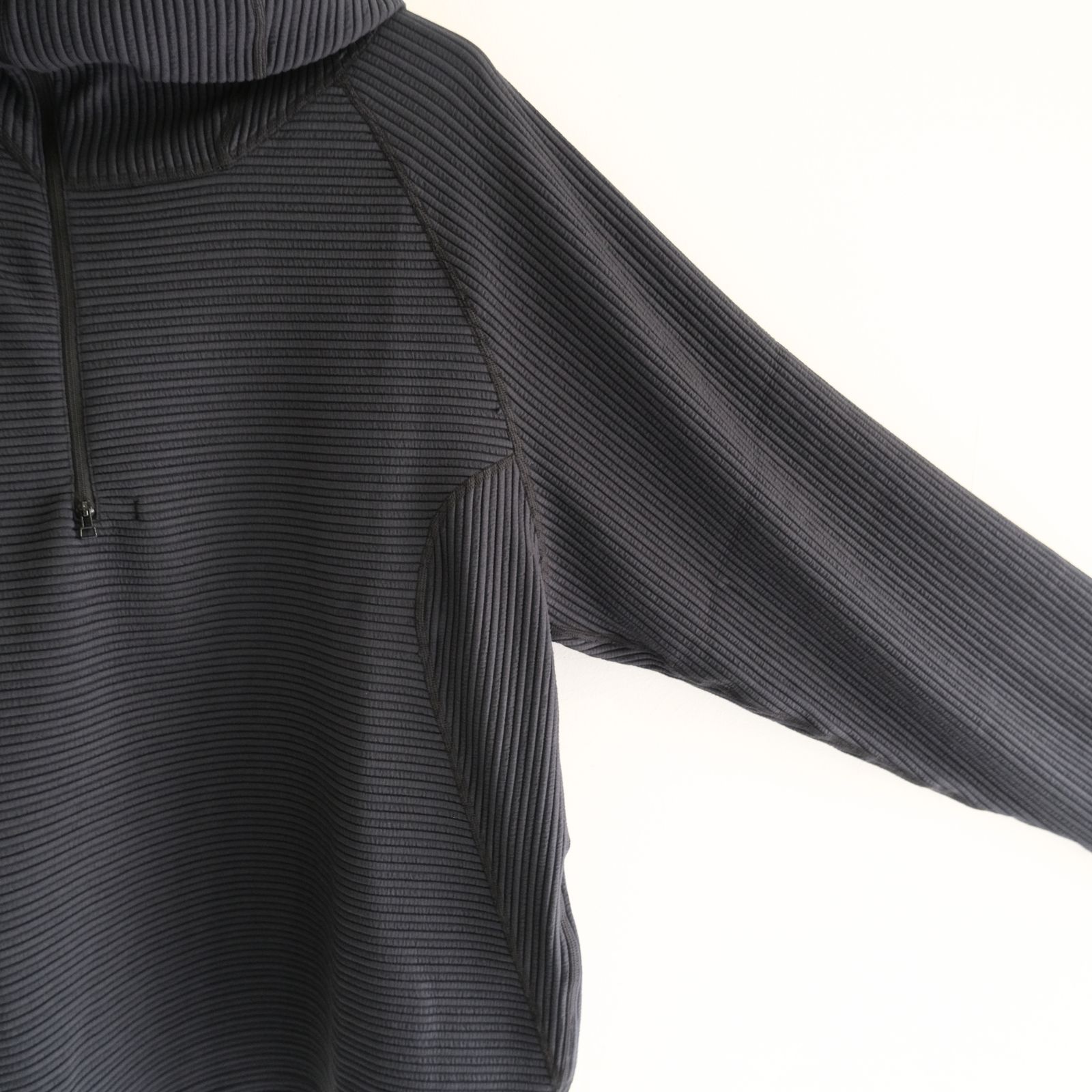 Uneven Anonymous Balaclava Hoodie / アンイーヴン アノニマス バラクラバ フーディー（OFF BLACK）