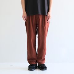 SHIBO NYLON SEASIDE PANTS / シボナイロンシーサイドパンツ（BROWN）