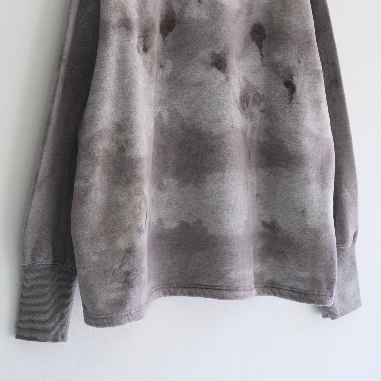 Reimagined Newsboy Fleece-Lined Sweatshirt / スウェット / Oak Gall Melange