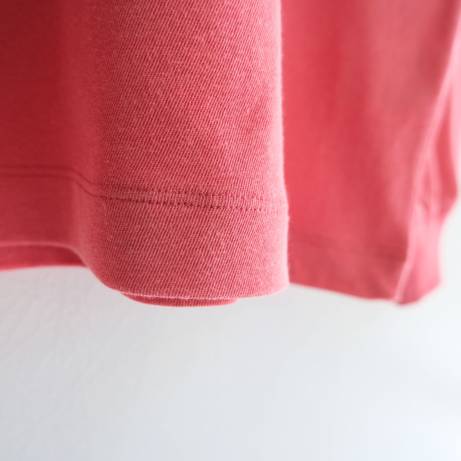 FADED TWIST TENJIKU HENLEY-NECK TOP / ヘンリーネック / ロンT / RED