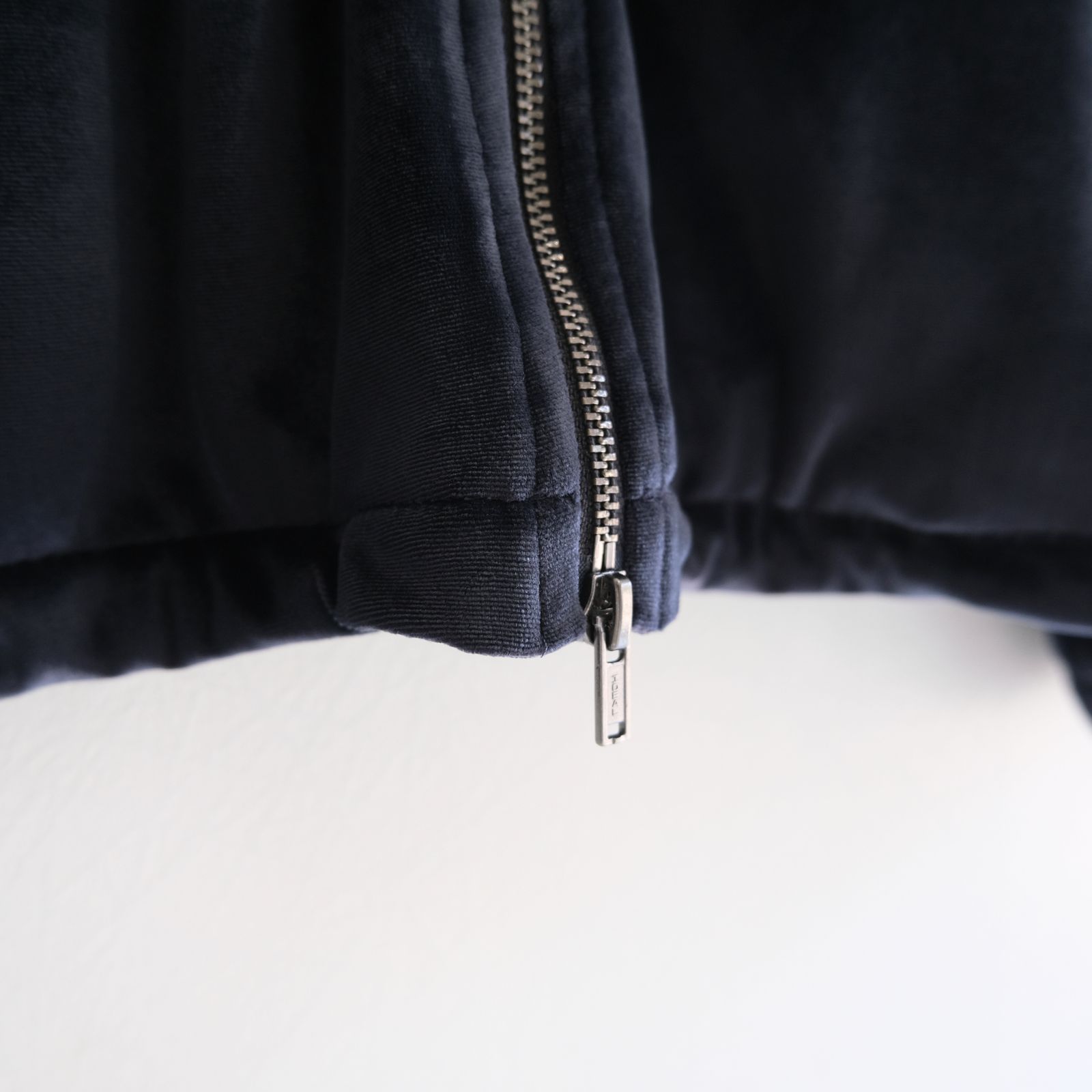 VELOUR TRACK JACKET（NAVY）