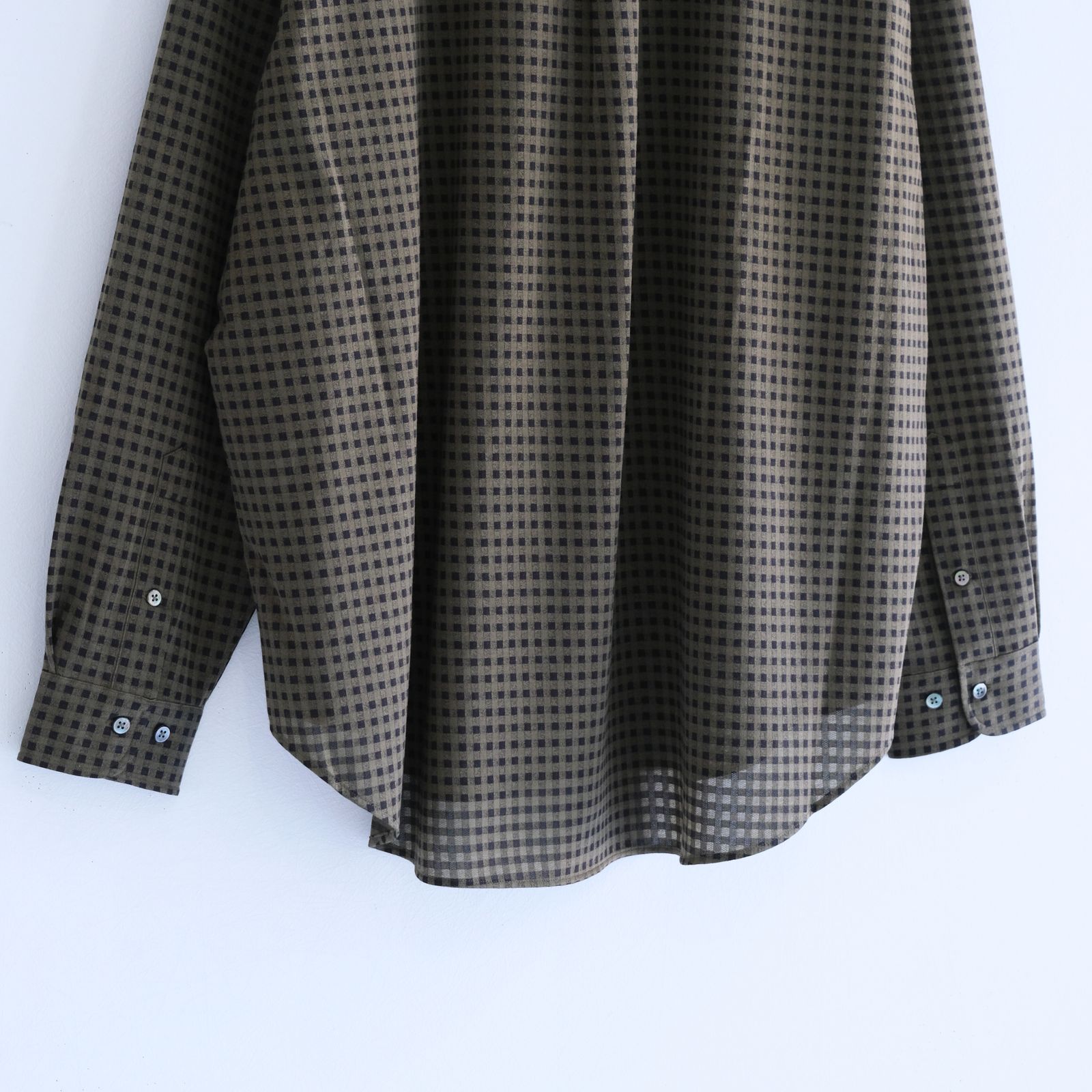 36G Atomoshere Check Shirt / シャツ / GREEN(Sterling Green)