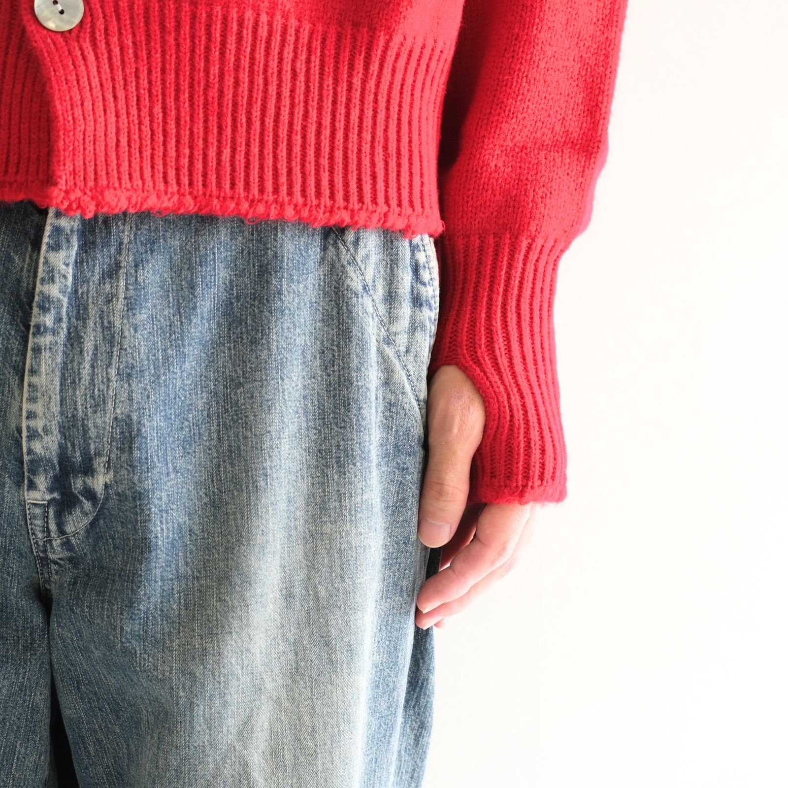 【残り1点】THE BIRD CARDIGAN（RED）