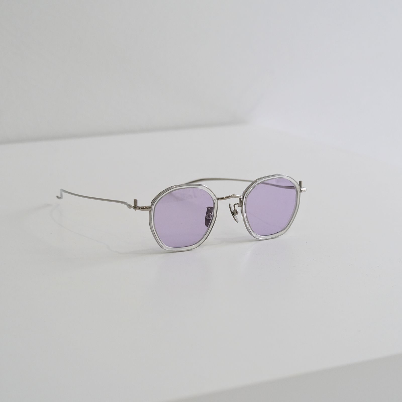 美品 pine パイン グラスファクトリー コラボ クリア 眼鏡