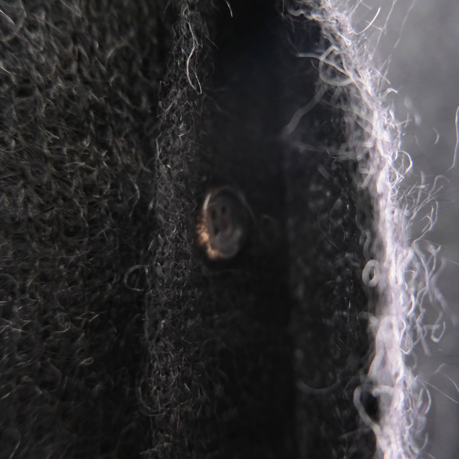 【残り1点】Kid Mohair Knit Shirts（Black）