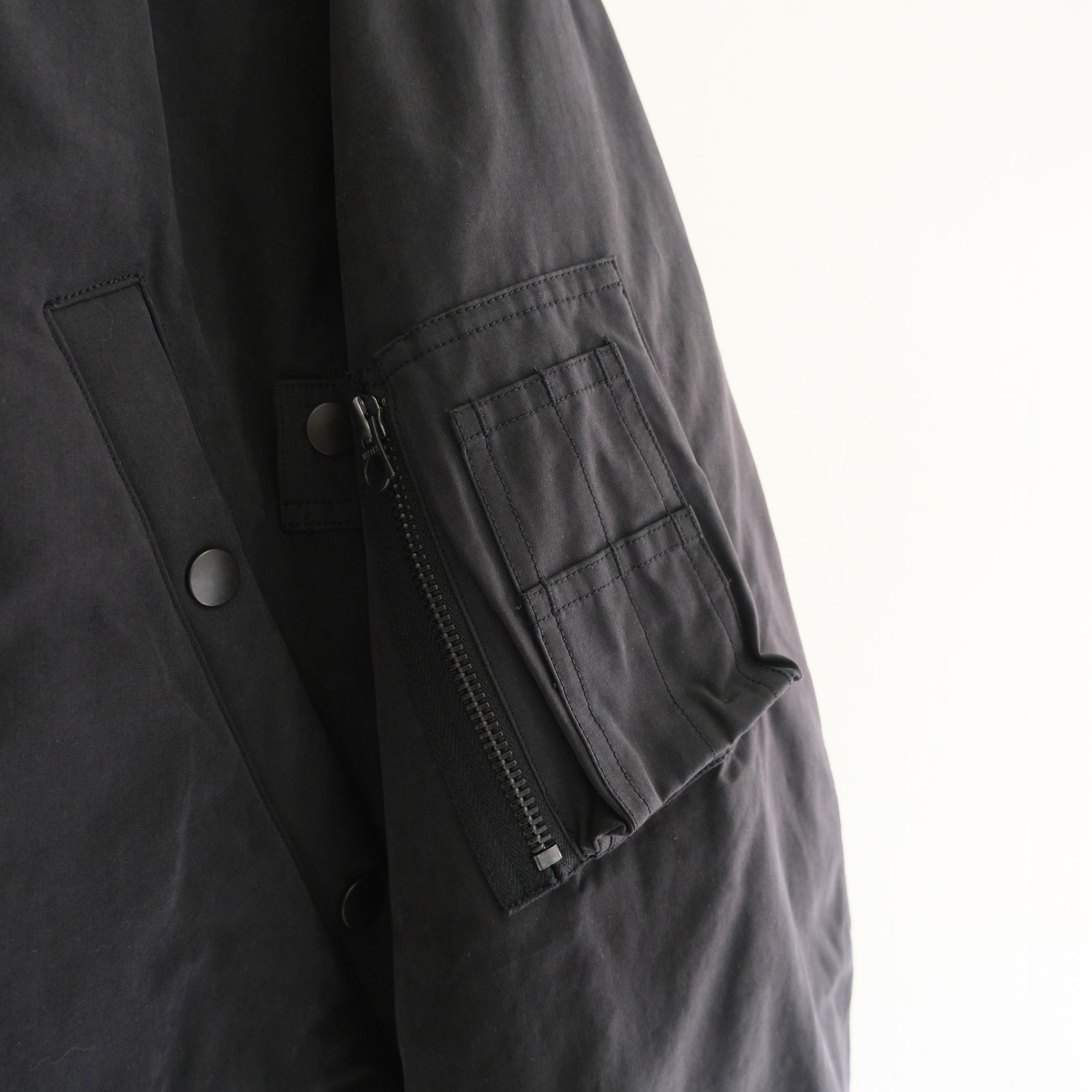 【残り1点】WAXED WEATHER FLIGHT JKT（INK BLACK）