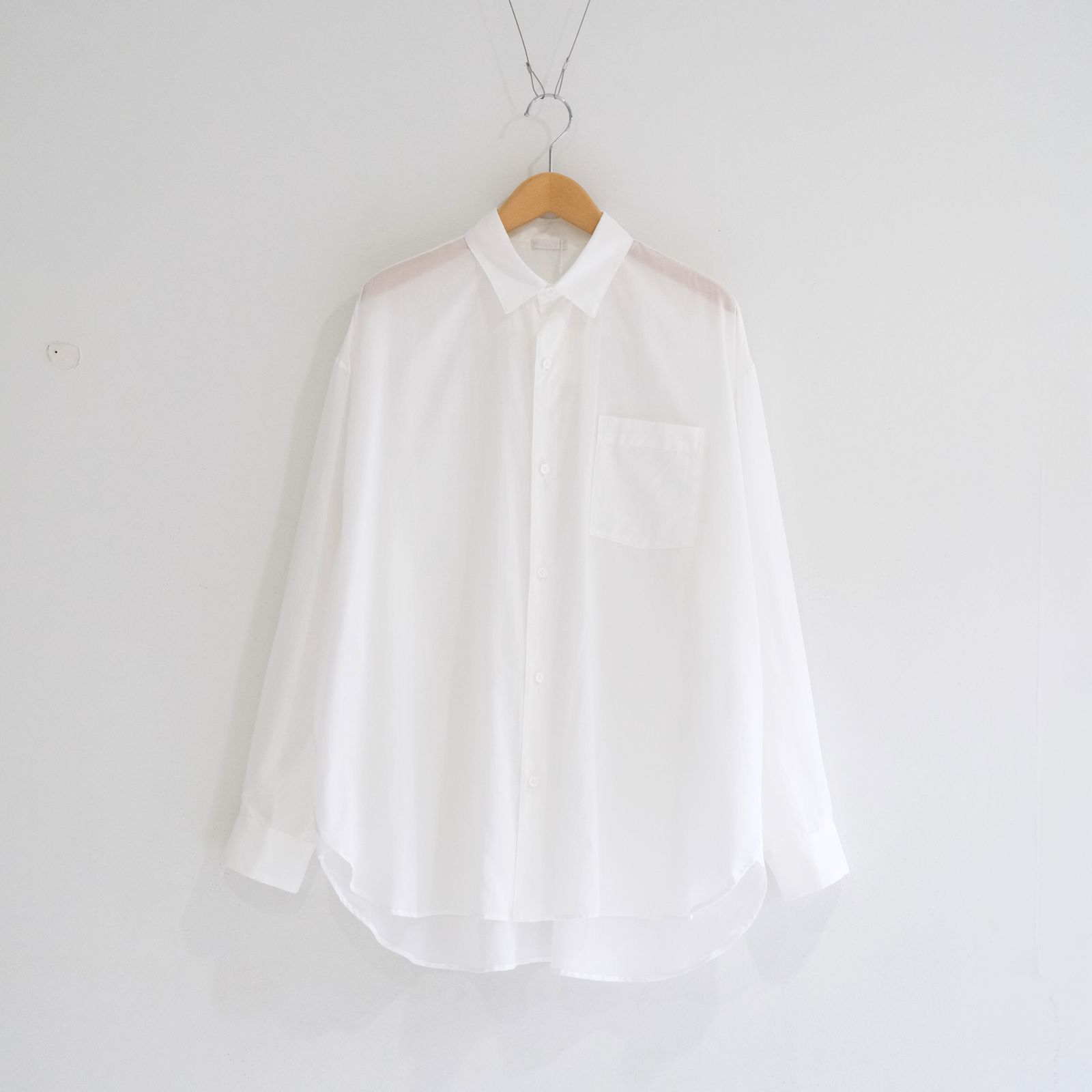 Superior Cotton Wide Shirts / スペリオール コットン ワイド シャツ（White）