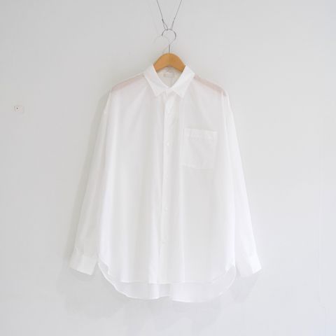 Superior Cotton Wide Shirts / スペリオール コットン ワイド シャツ（White）