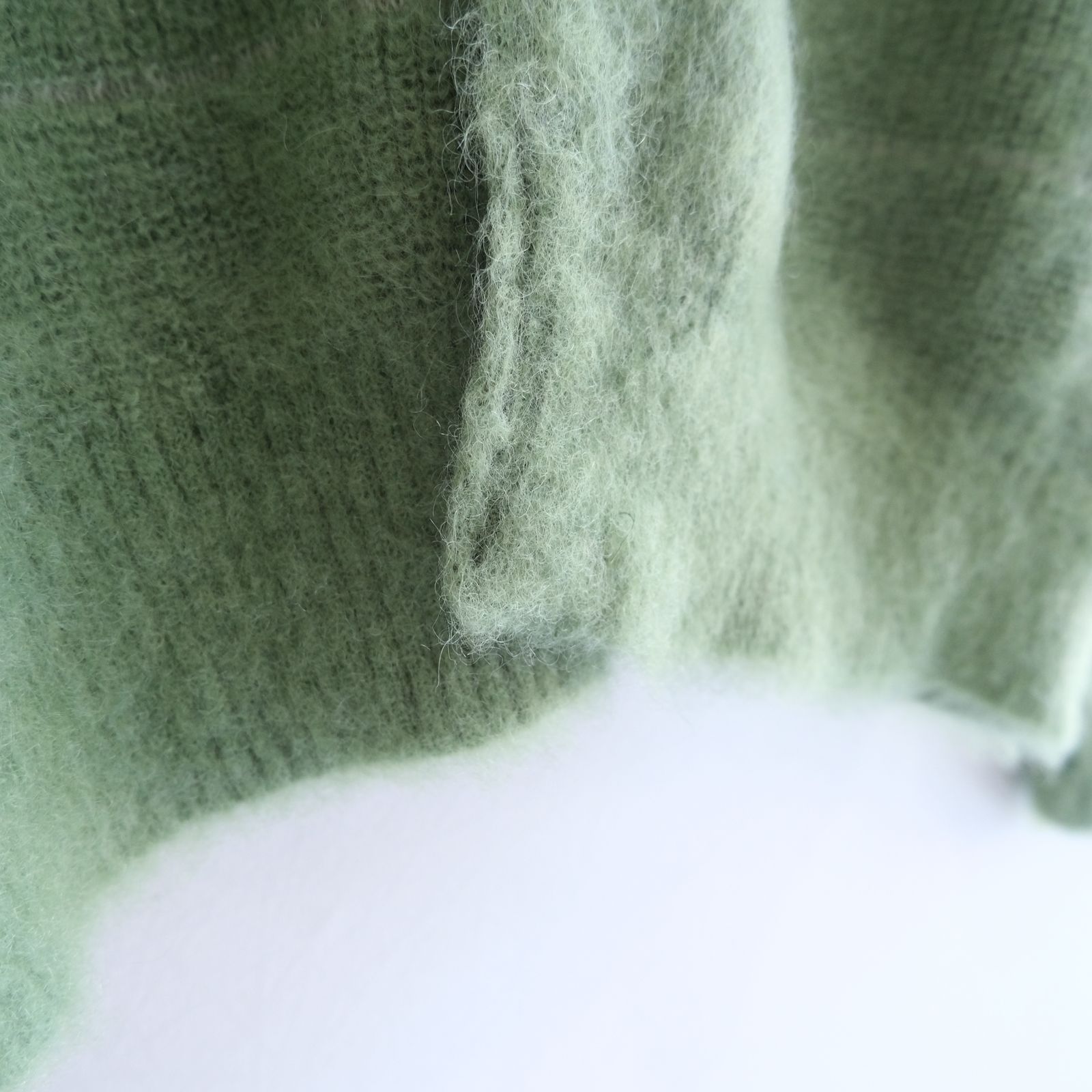 MOHAIR BOARDER CARDIGAN（GREEN）