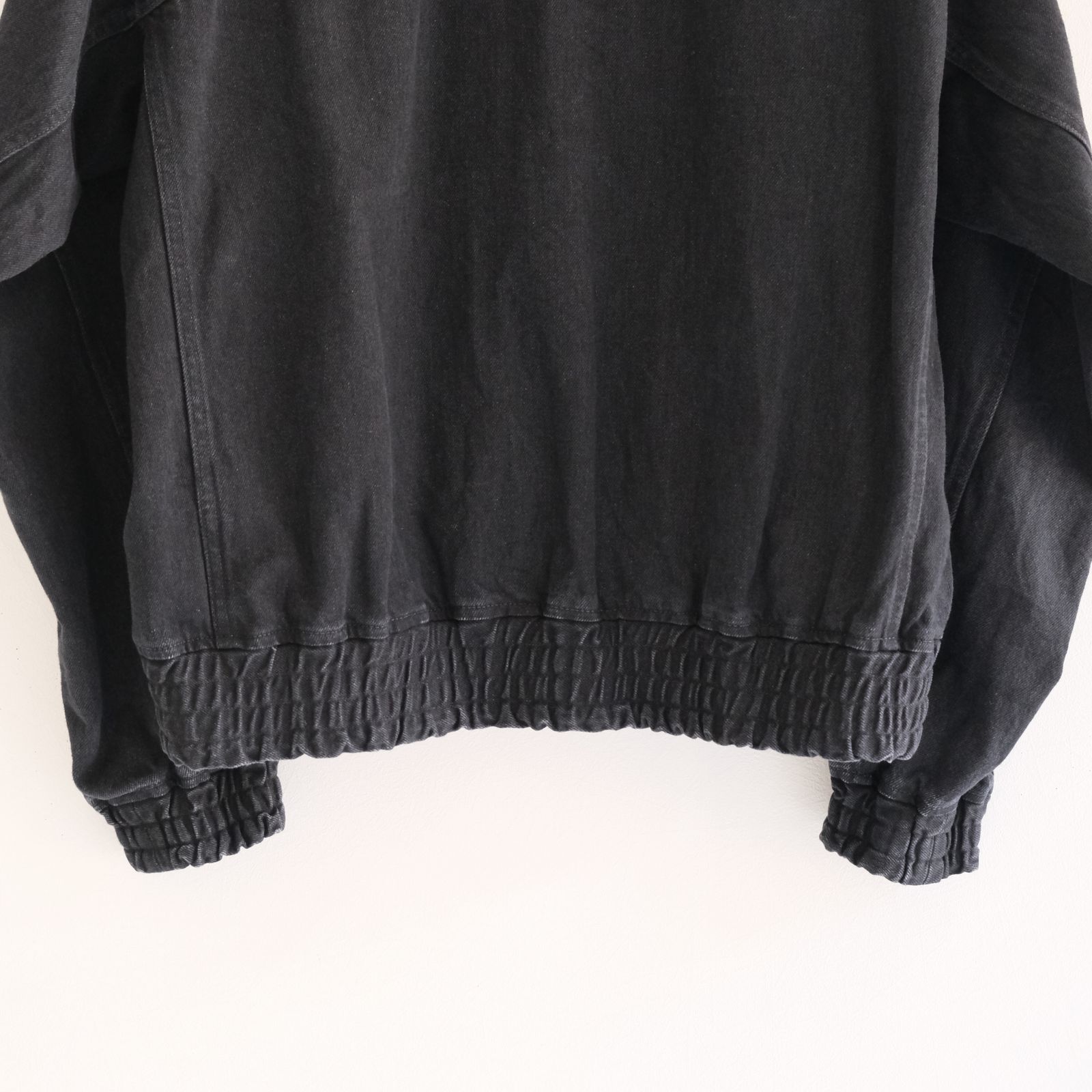 SELVAGE DENIM TRUCK JACKET / トラックジャケット / デニム / セルヴィッチ / BLACK WASH