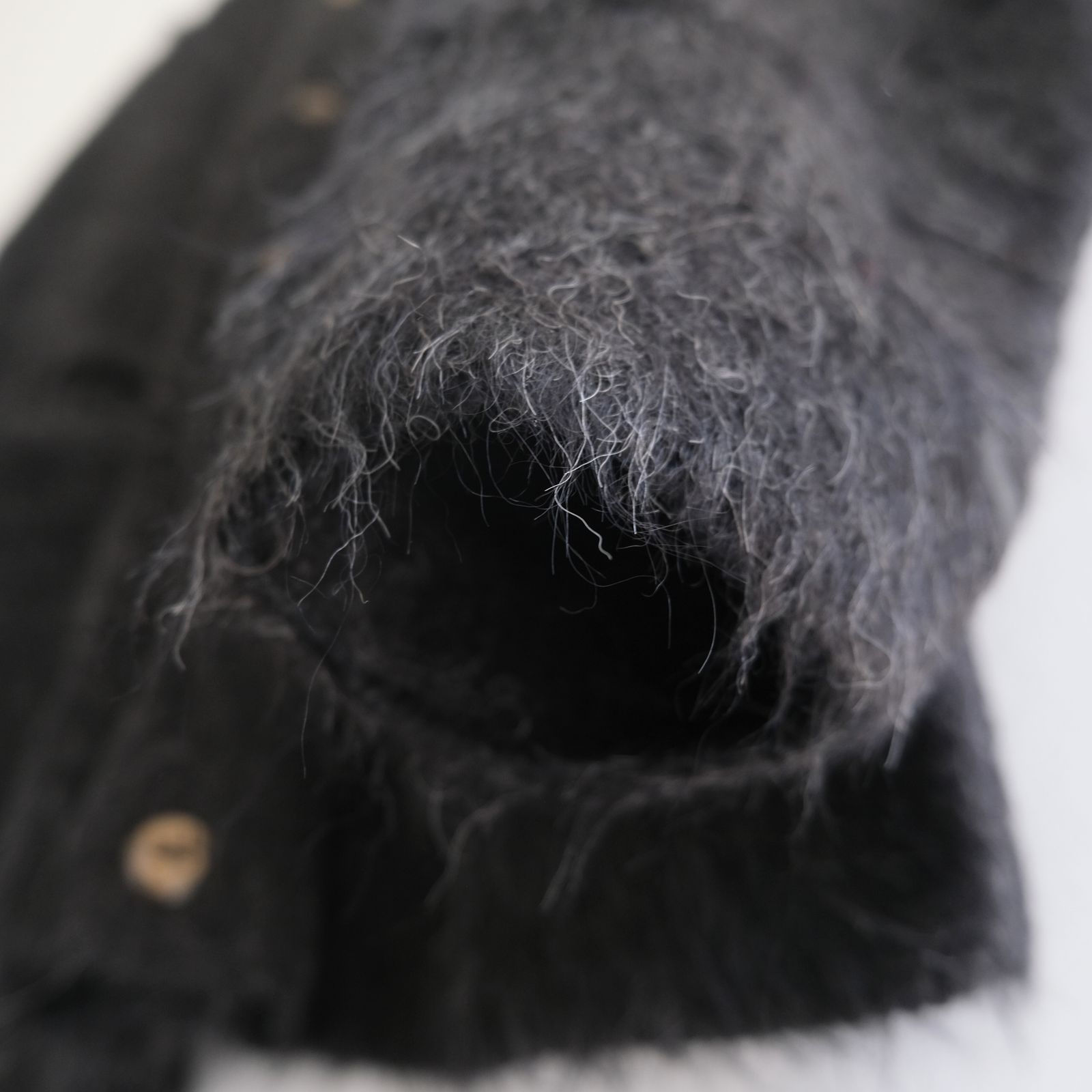 Suri Alpaca Cardigan / カーディガン / アルパカ / スリアルパカ / Black