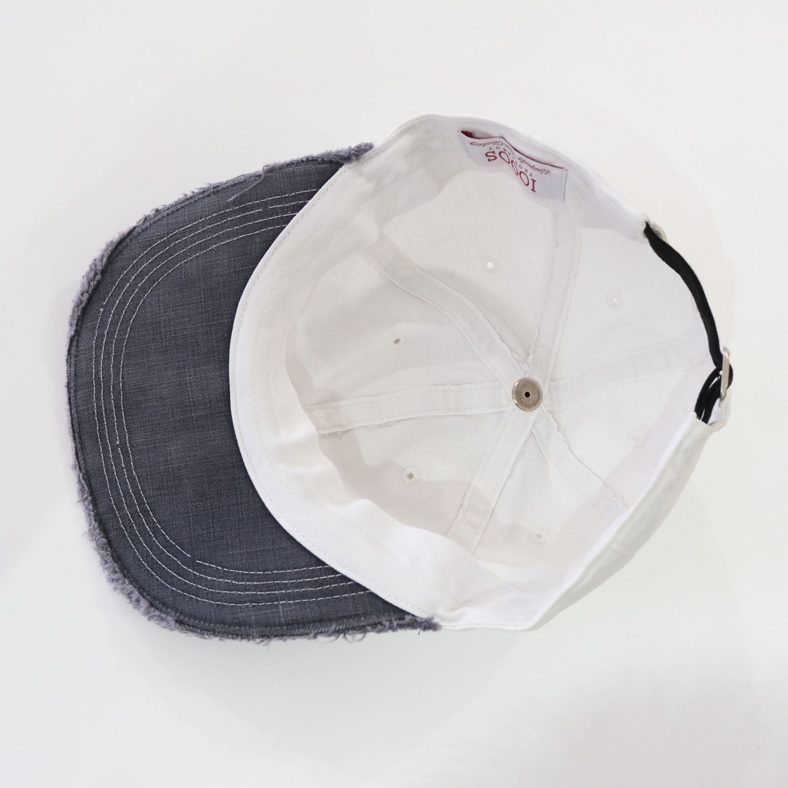 WASHED-OUT GENERAL CAP（OFF WHITE×FADE BLACK）