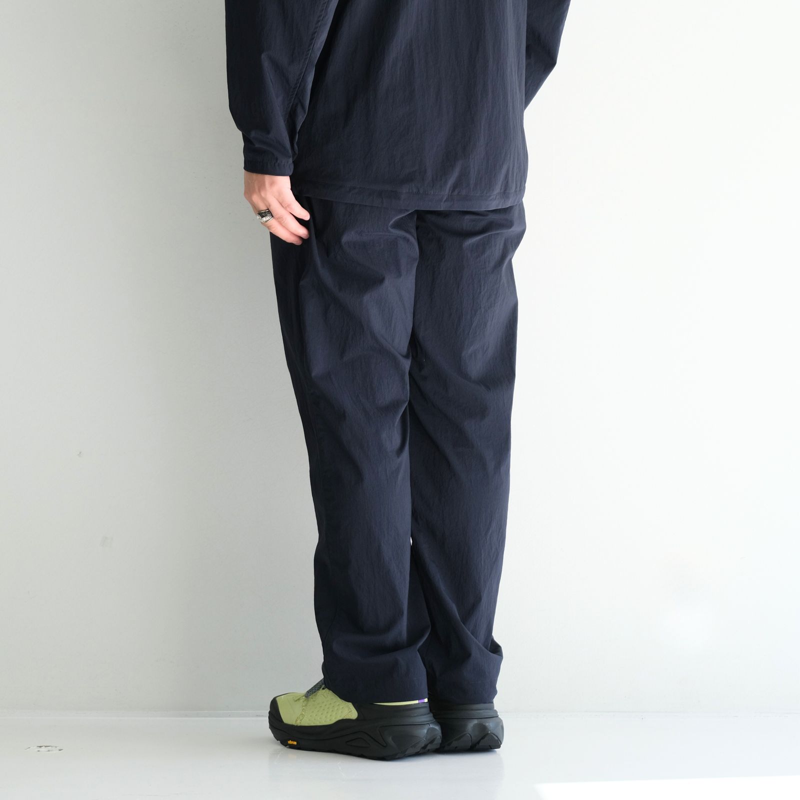 SHIBO NYLON SEASIDE PANTS / ナイロン / NAVY