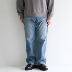 VINTAGE FADED LIGHT DENIM PAINTER PANTS / パンツ / デニム / ペインターパンツ /  FADED BLUE