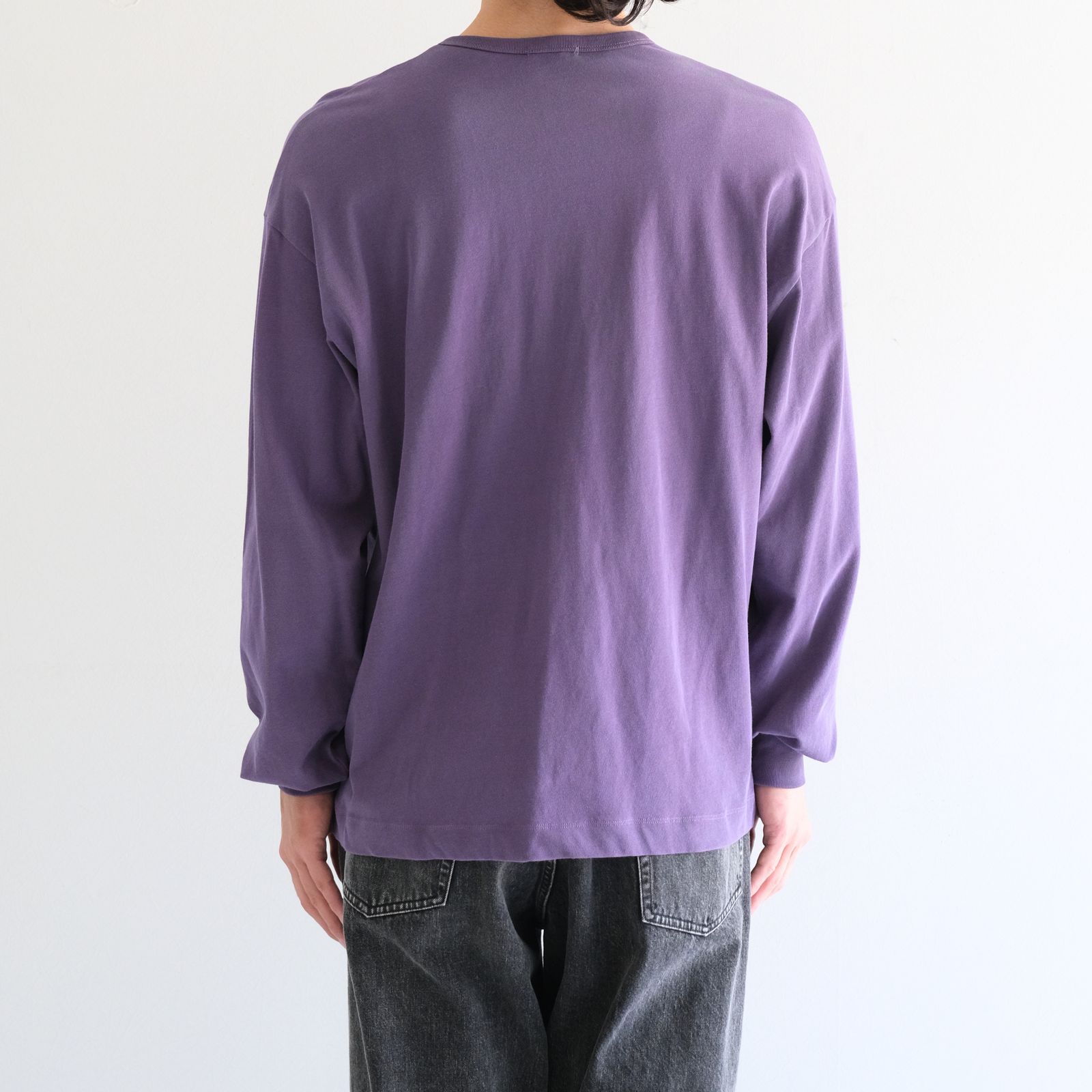 ULTERIOR - FADED TWIST TENJIKU HENLEY-NECK TOP /フェードツイスト